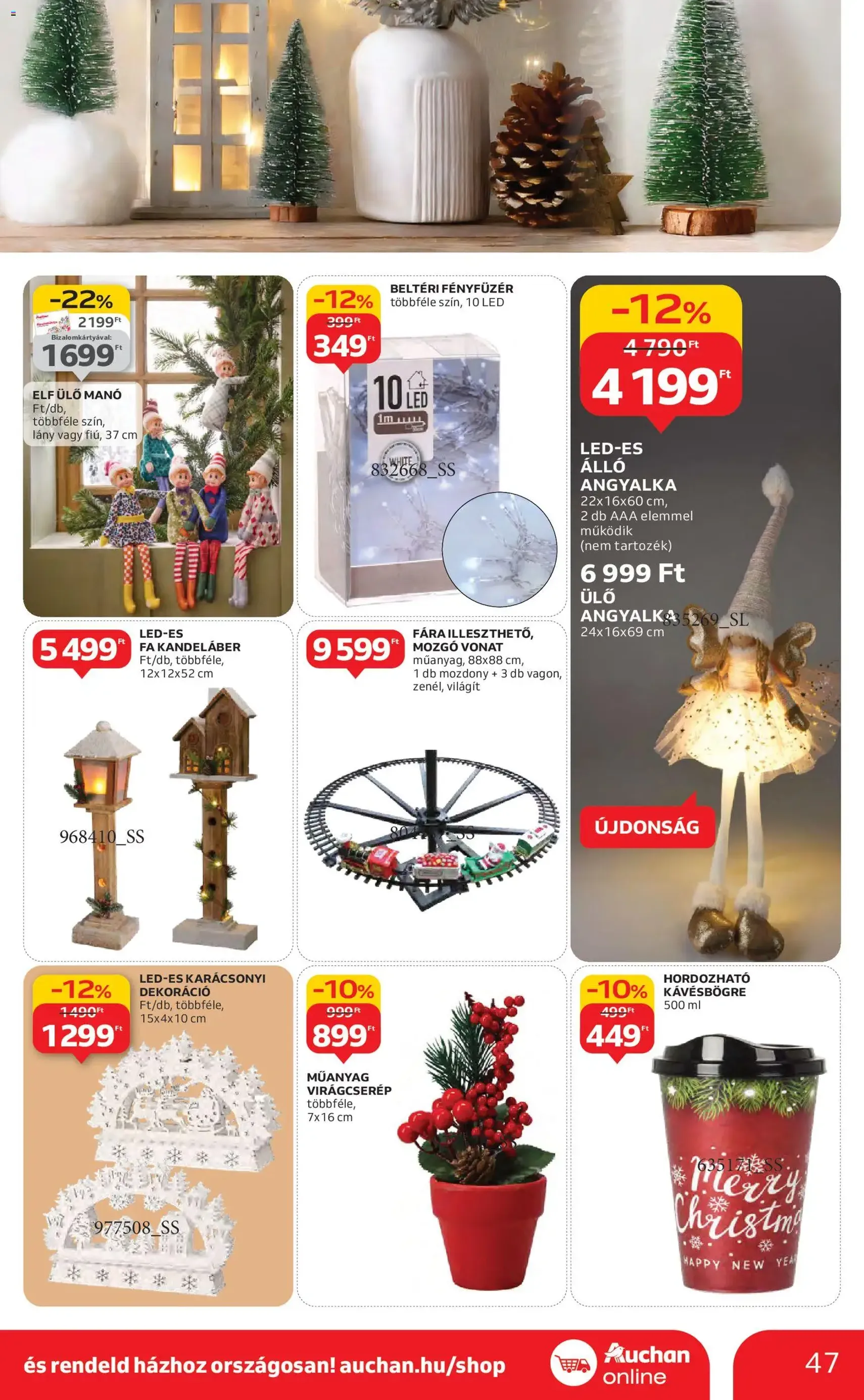 Auchan Akciós újság - 2025.10.30. érvényes szórólap 47 oldal 58 oldalból Auchan Akciós újság - 2025.10.30. érvényes szórólap 47 oldal 58 oldalból