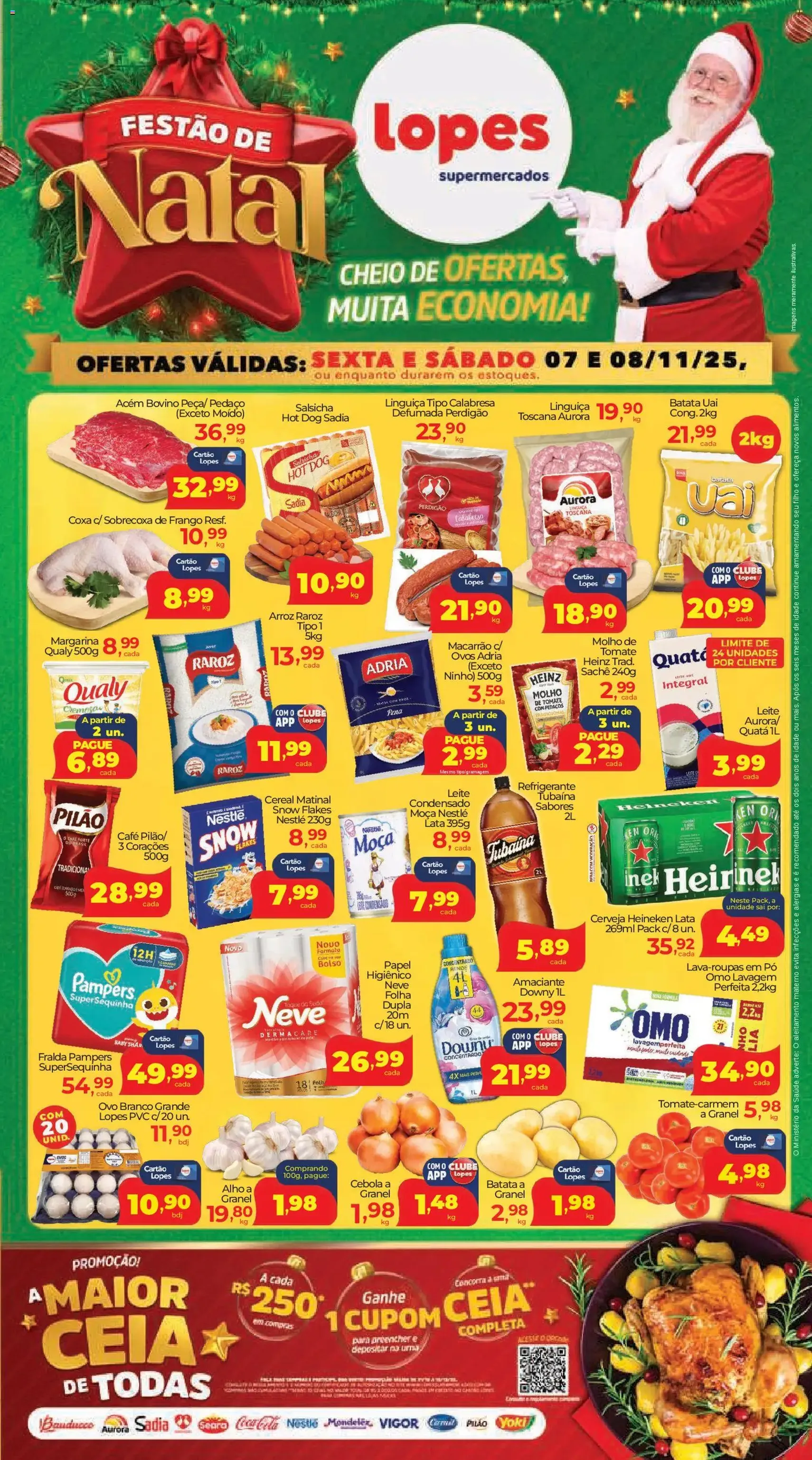 Lopes Supermercados - Ofertas da semana - folheto válido a partir de 07/11/2025 página 1 de 4