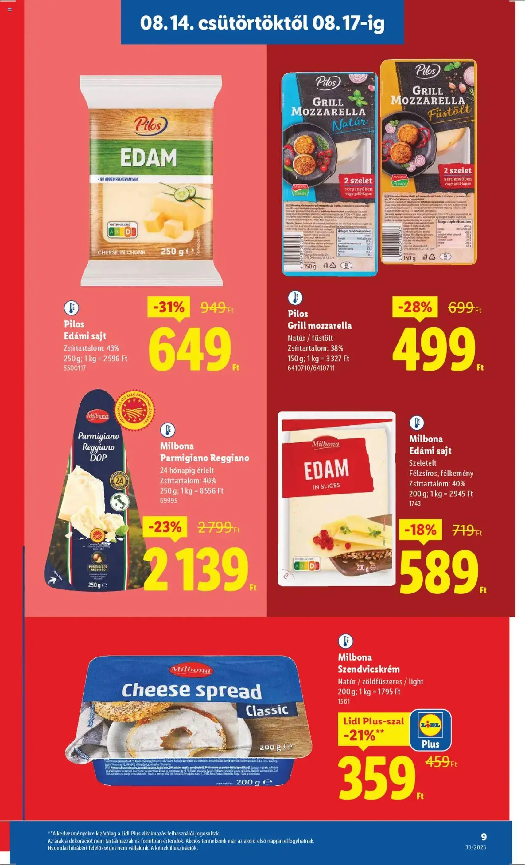 Lidl Akciós újság - 2025.08.14. érvényes szórólap 9 oldal 64 oldalból