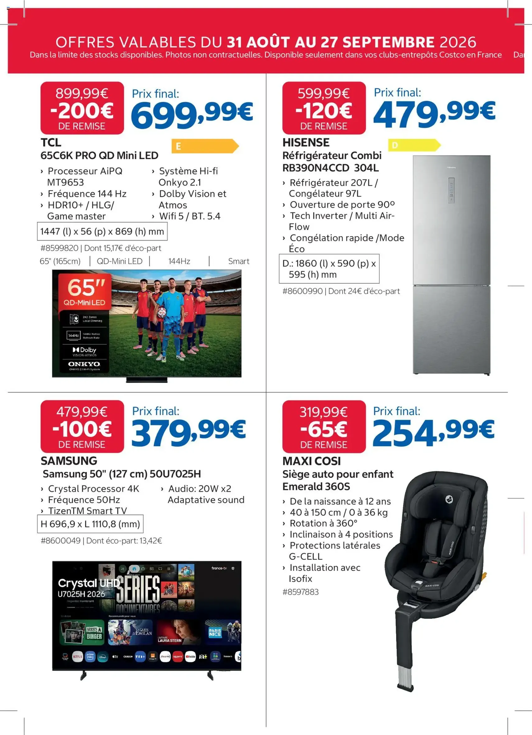 Costco catalogue - brochure valable à partir du 31/08/2026, page 2 sur 20