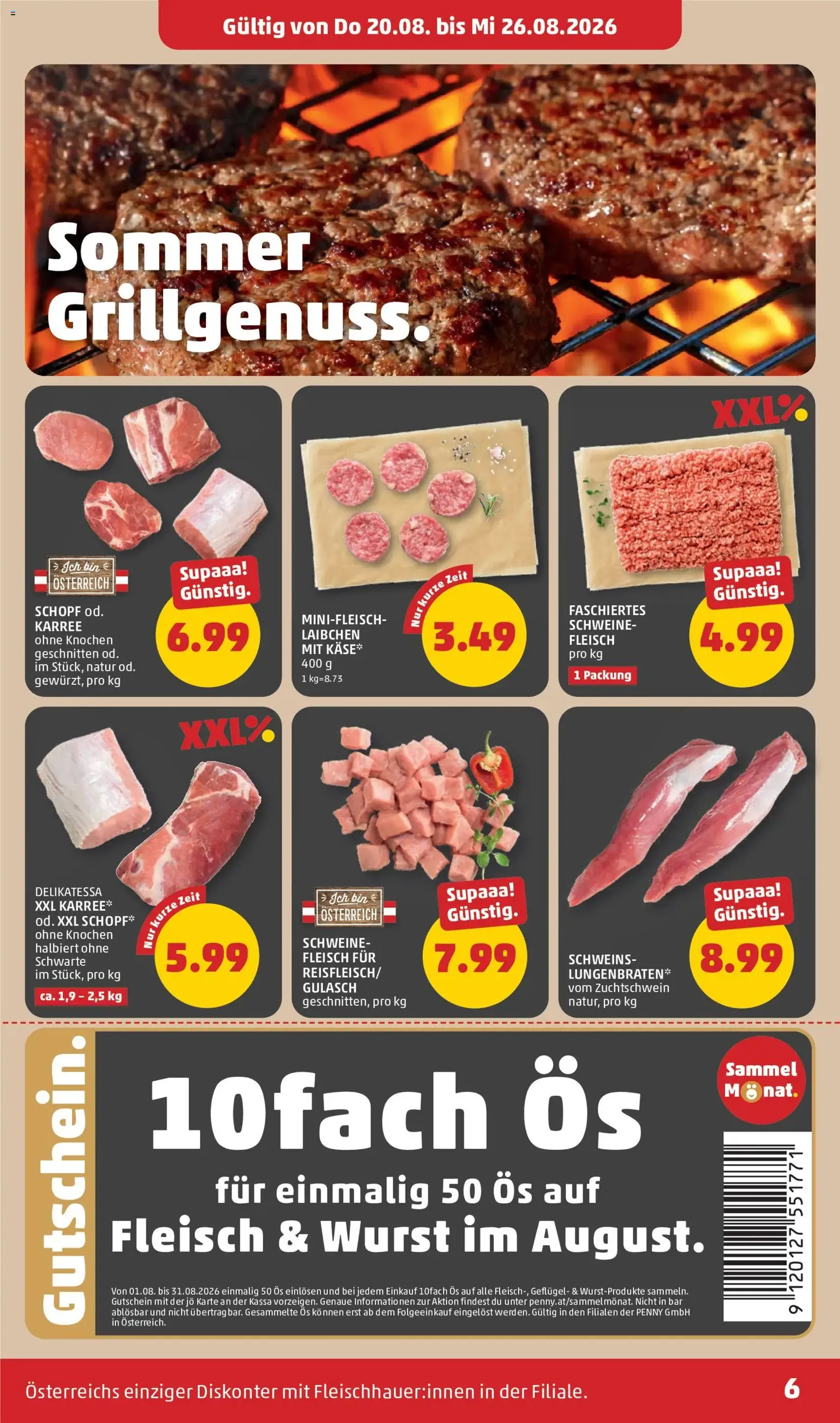 Penny Markt Flugblatt - Gültiger Prospekt ab 20.08.2026, Seite 6 von insgesamt 28