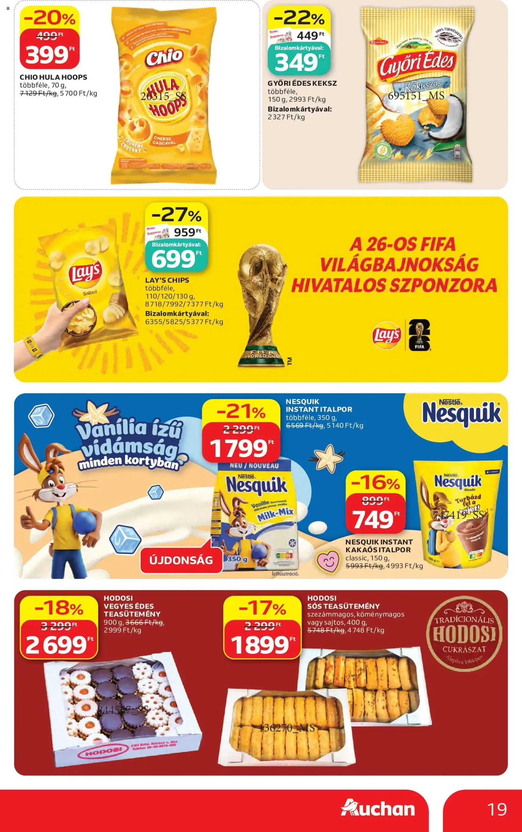 Auchan akciós újság - 2026.06.04. érvényes szórólap 19 oldal 57 oldalból