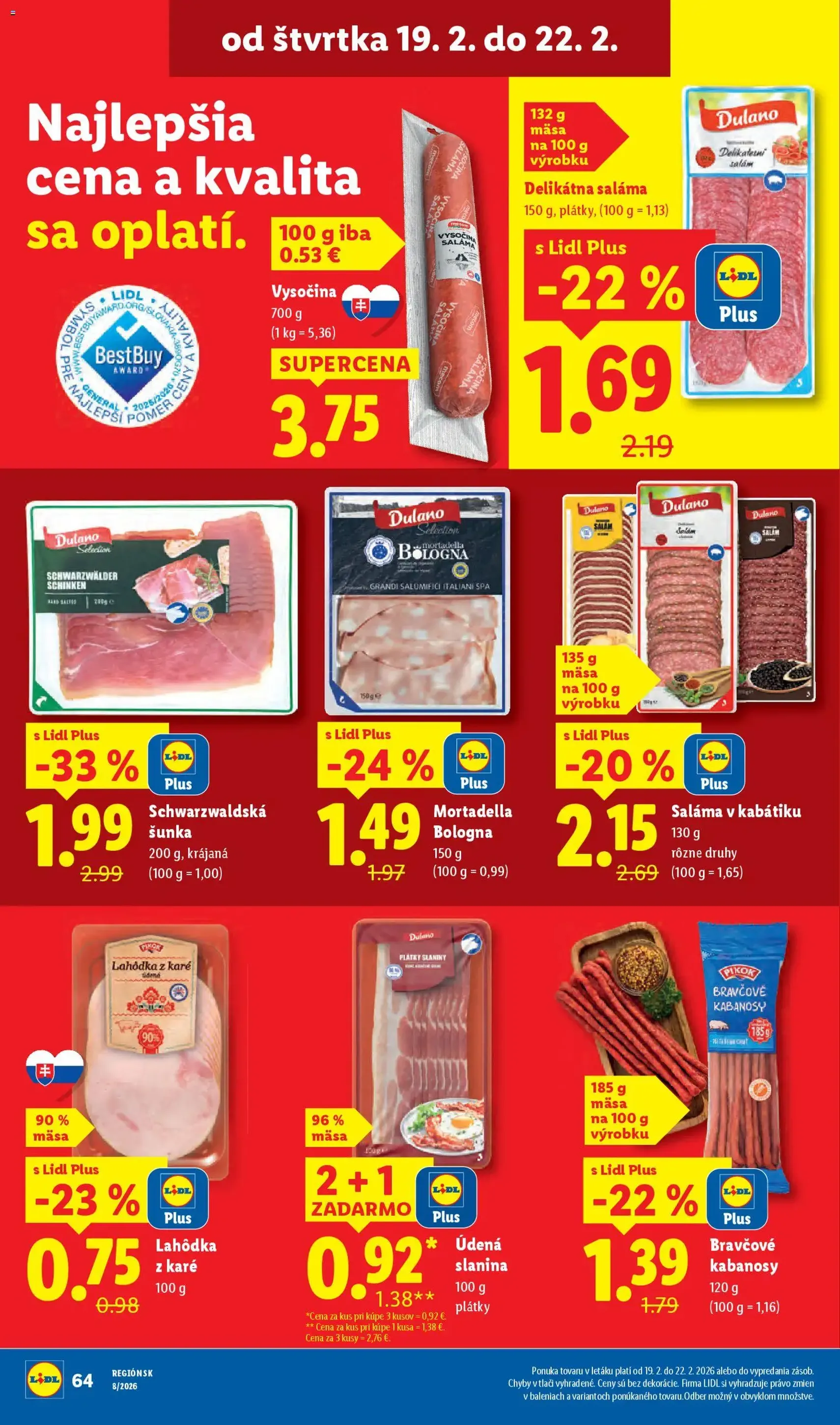 Lidl leták - platný leták od 19.02.2026 strana 22 z 94