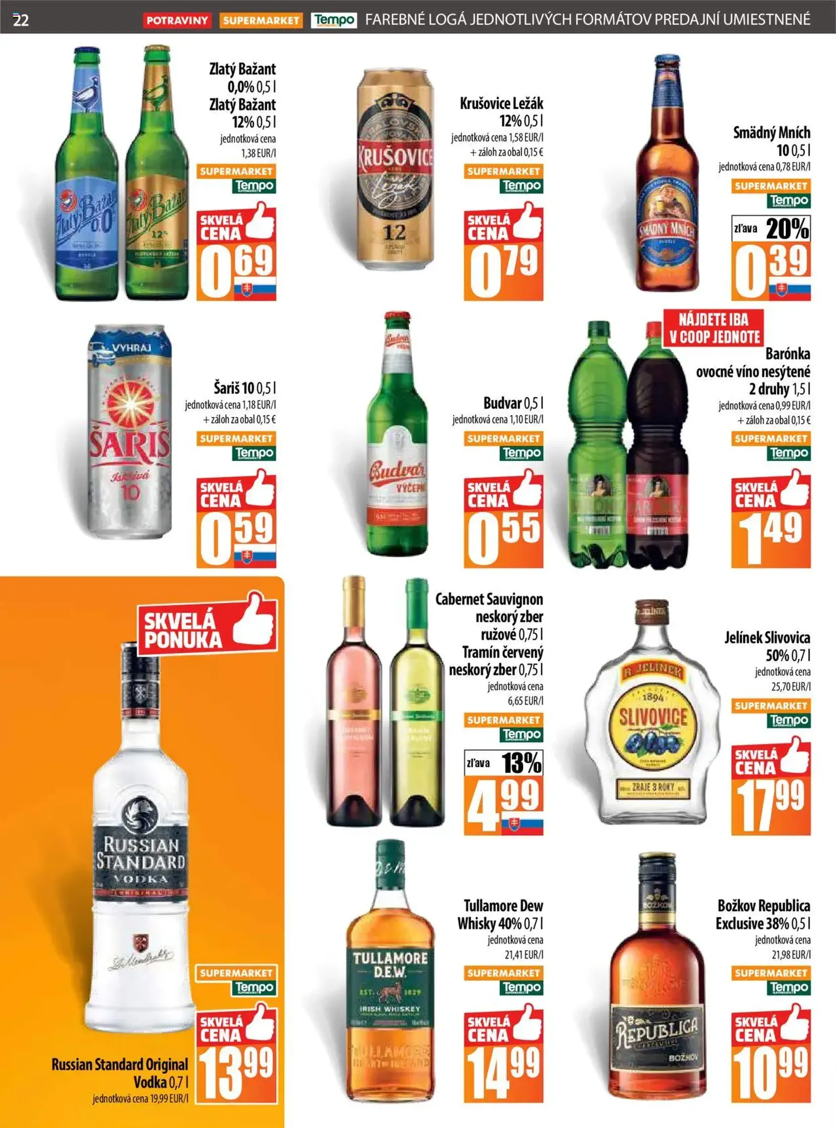 COOP Jednota leták - platný leták od 31.07.2025 strana 22 z 28 COOP Jednota leták - platný leták od 31.07.2025 strana 22 z 28