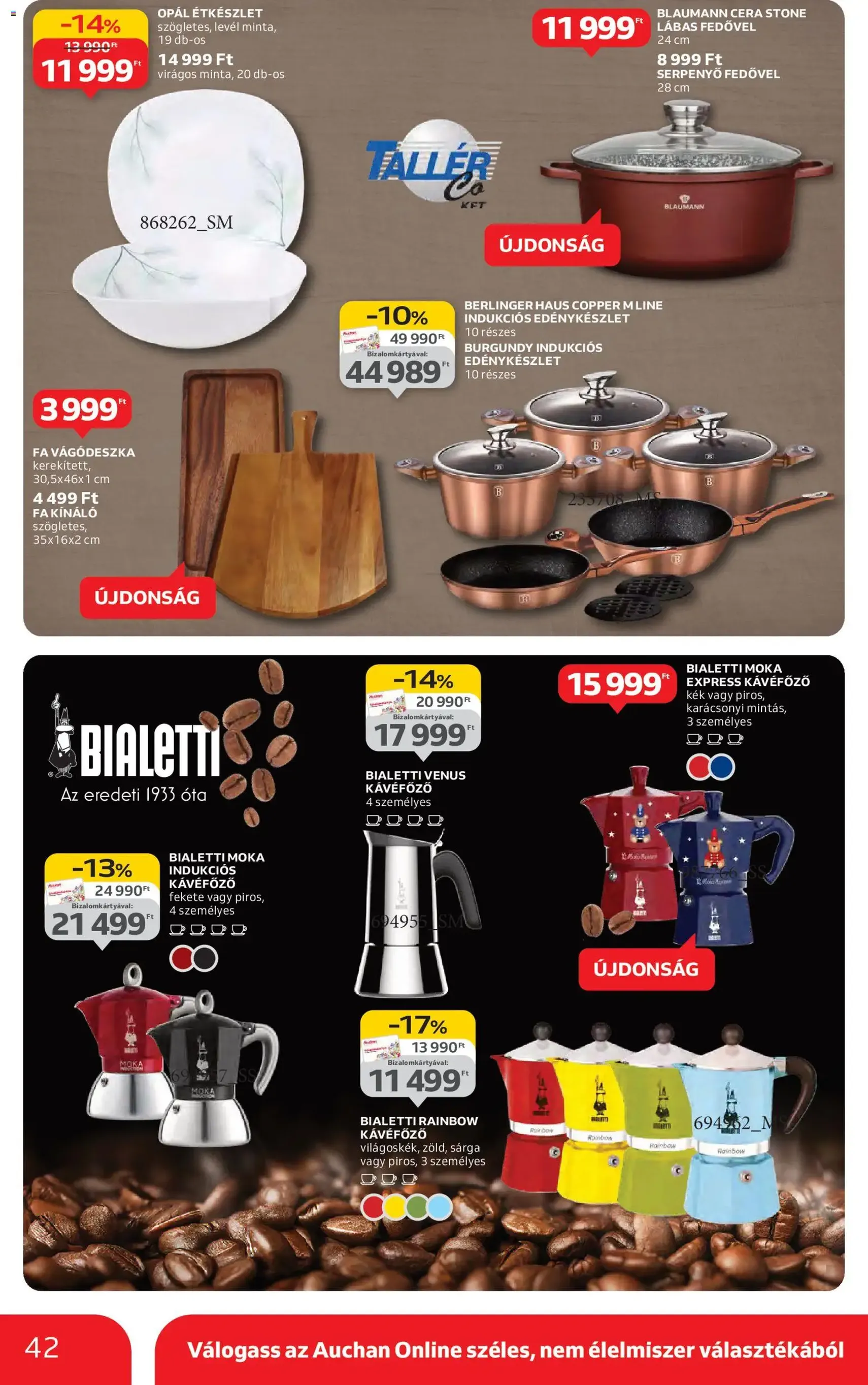 Auchan Akciós újság - 2025.10.30. érvényes szórólap 42 oldal 58 oldalból Auchan Akciós újság - 2025.10.30. érvényes szórólap 42 oldal 58 oldalból