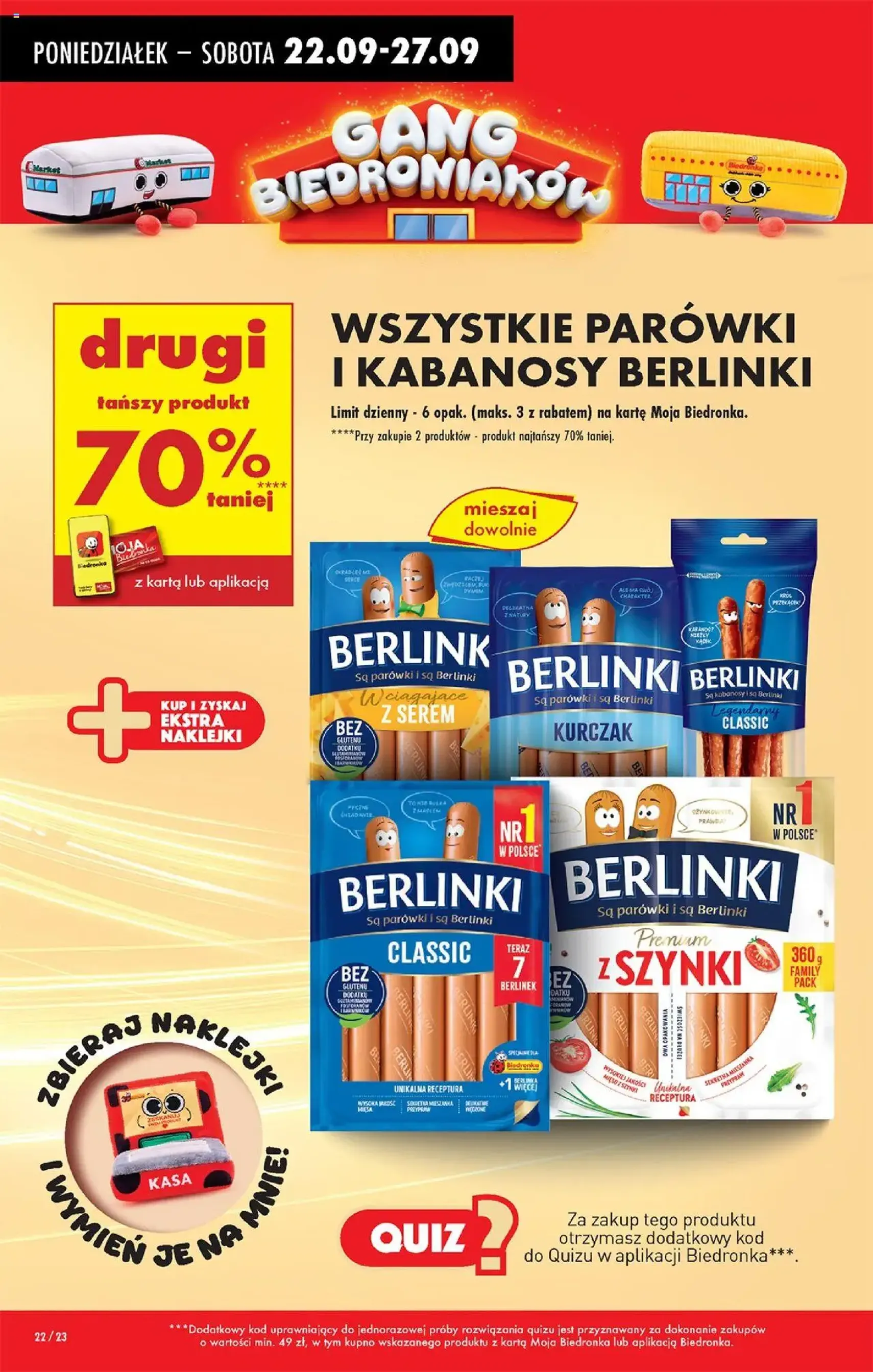 Biedronka gazetka - ważny gazetka od 22.09.2025 strona 22 z 84 Biedronka gazetka - ważny gazetka od 22.09.2025 strona 22 z 84