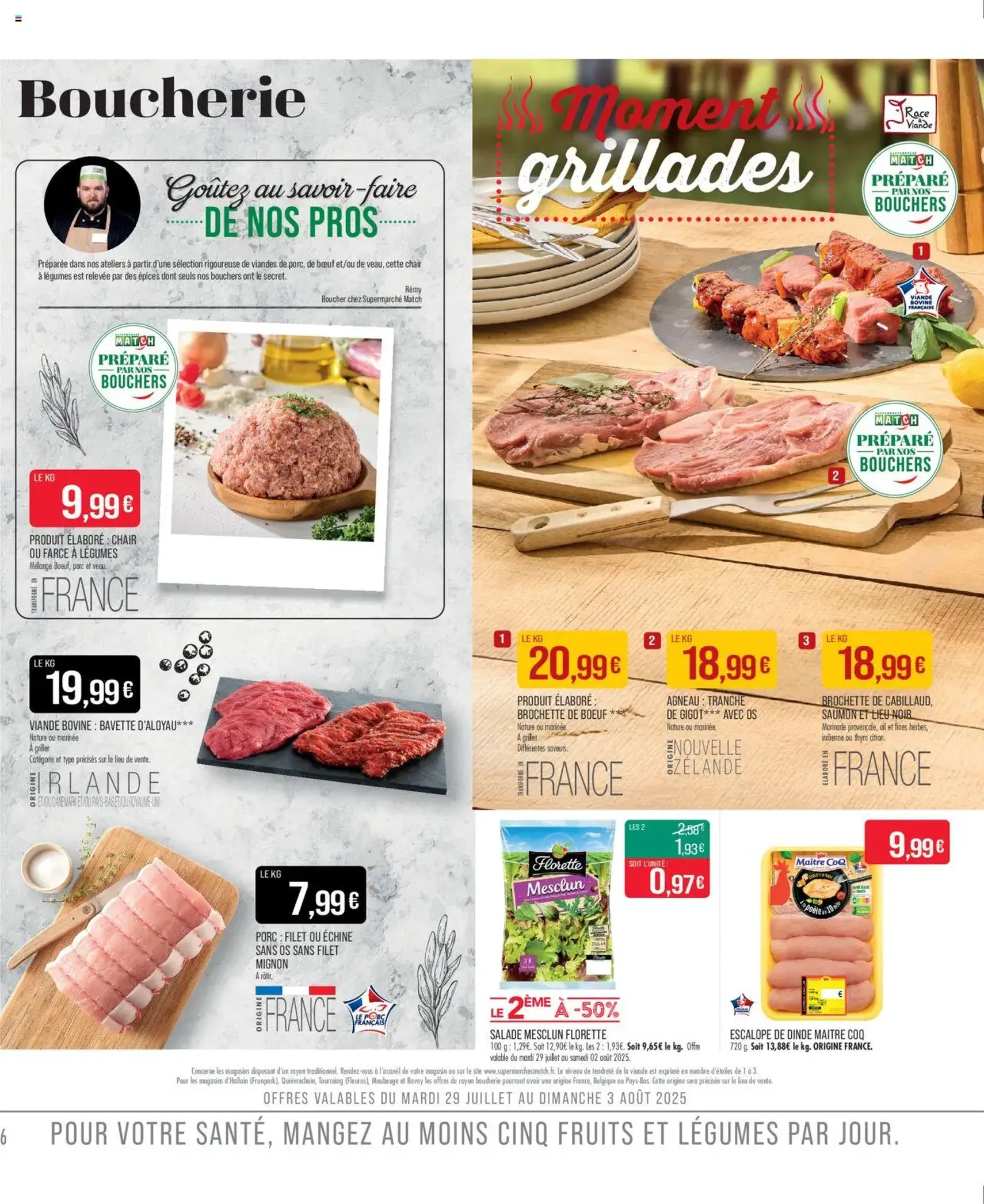 Match Supermarché catalogue - brochure valable à partir du 29/07/2025, page 6 sur 22 Match Supermarché catalogue - brochure valable à partir du 29/07/2025, page 6 sur 22