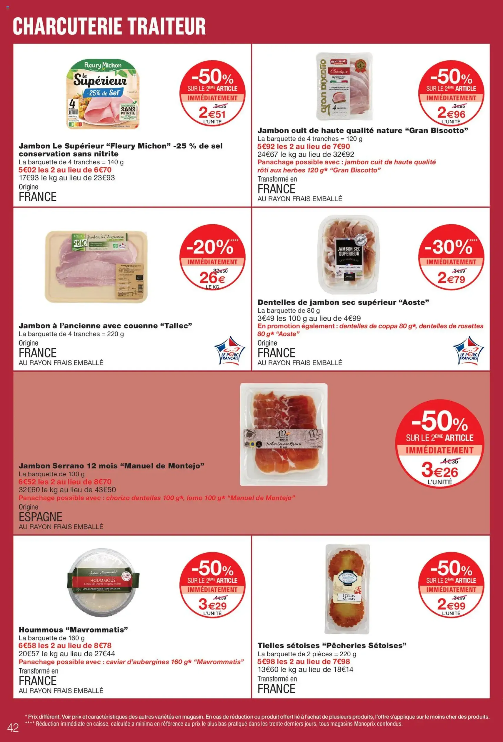 Monoprix catalogue - brochure valable à partir du 30/06/2026, page 42 sur 58
