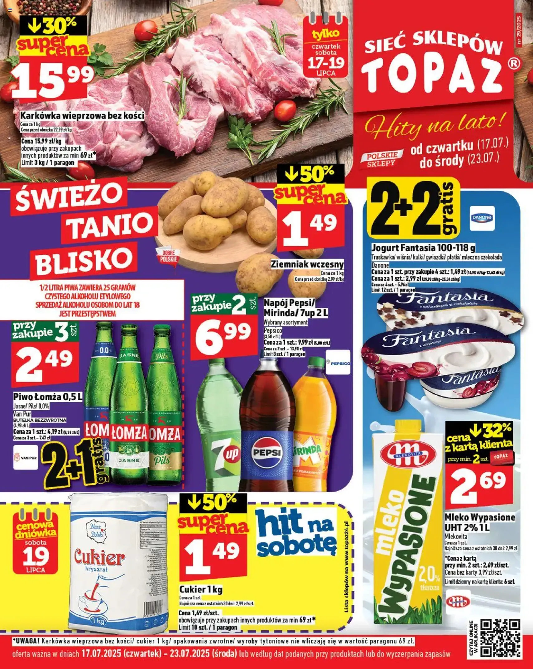 Topaz Gazetka - ważny gazetka od 17.07.2025 strona 1 z 28 Topaz Gazetka - ważny gazetka od 17.07.2025 strona 1 z 28