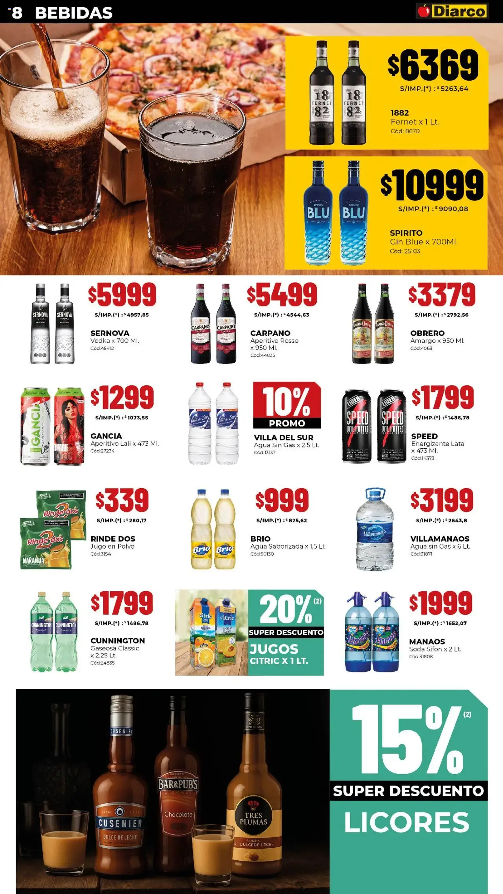 Diarco ofertas - folleto válido desde 13/10/2025 página 8 de 22 Diarco ofertas - folleto válido desde 13/10/2025 página 8 de 22