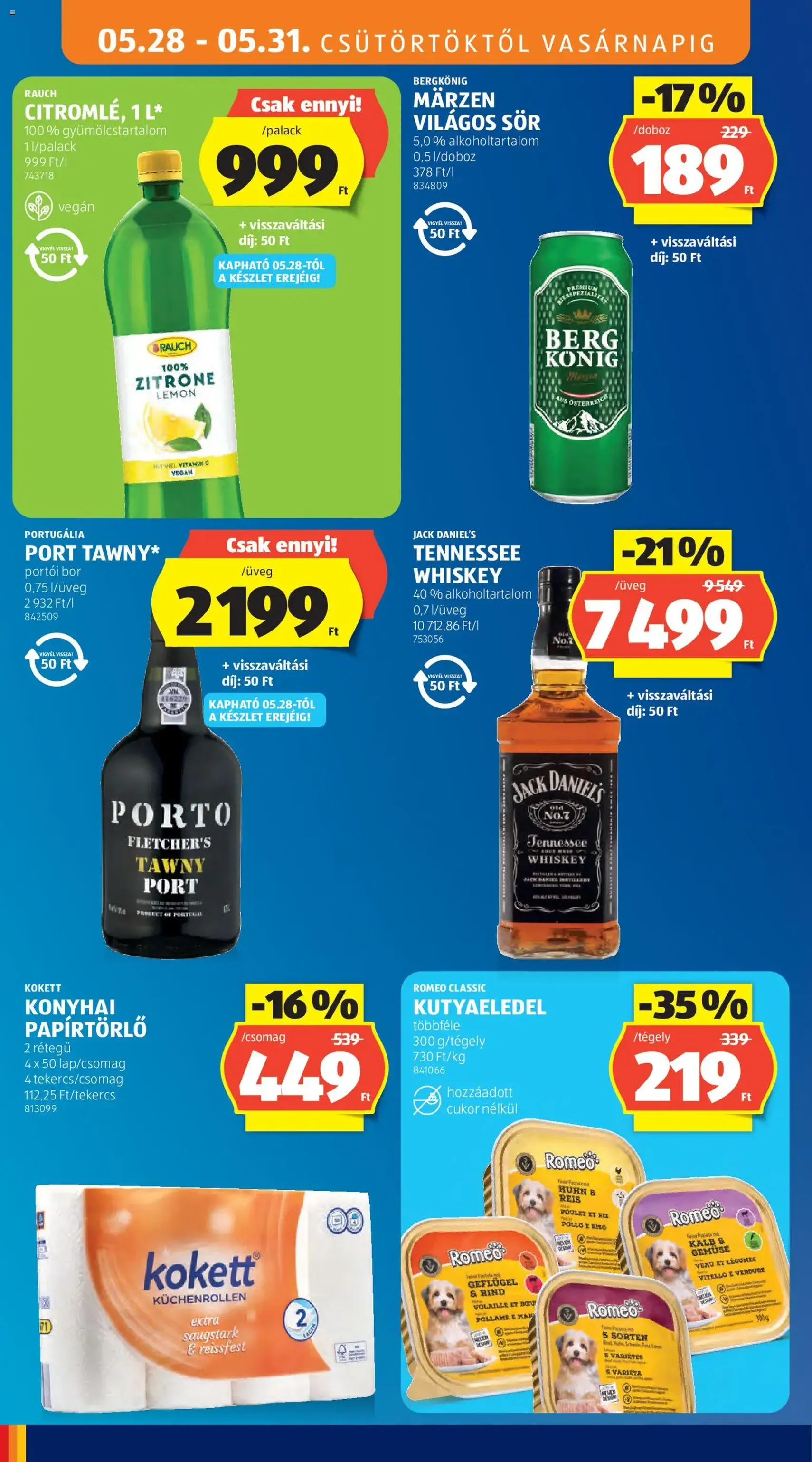 Aldi akciós újság - 2026.05.28. érvényes szórólap 18 oldal 60 oldalból