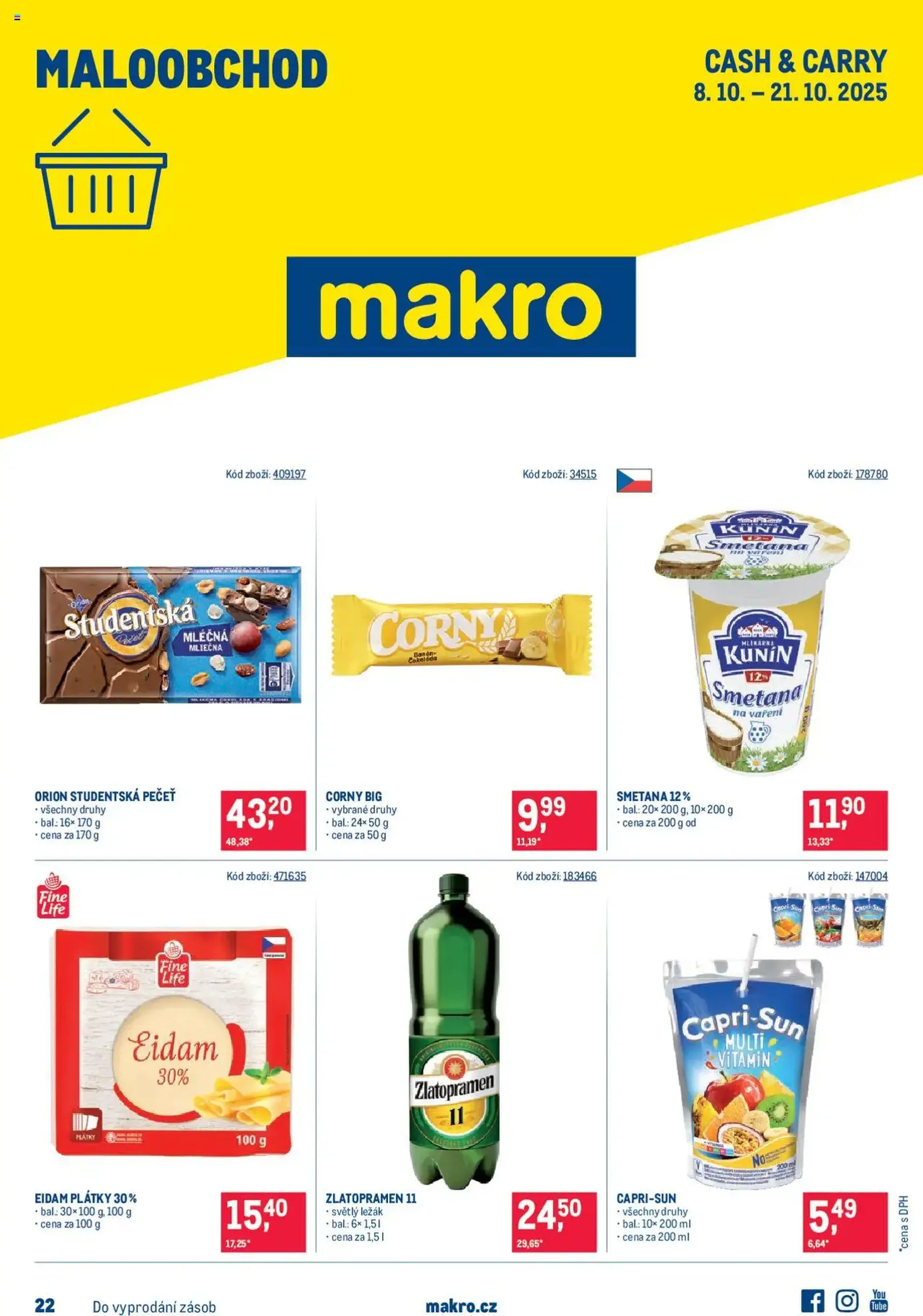 Makro leták - Maloobchod - platný leták od 08.10.2025 strana 1 z 18