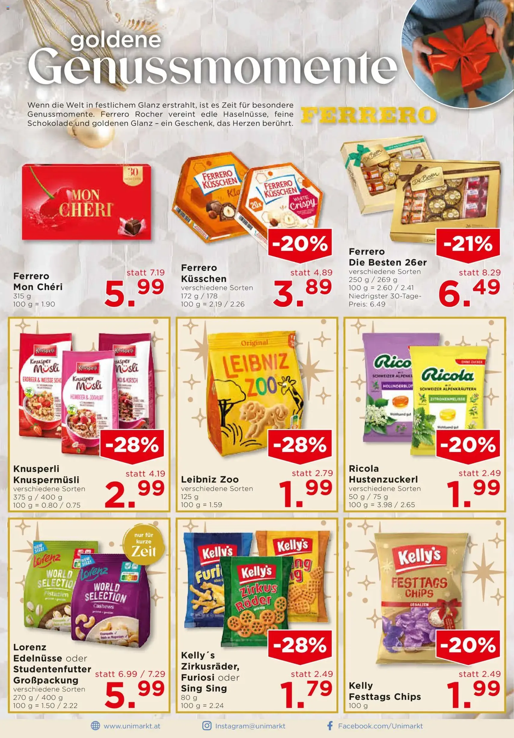 Unimarkt Flugblatt - Gültiger Prospekt ab 03.12.2025, Seite 14 von insgesamt 16