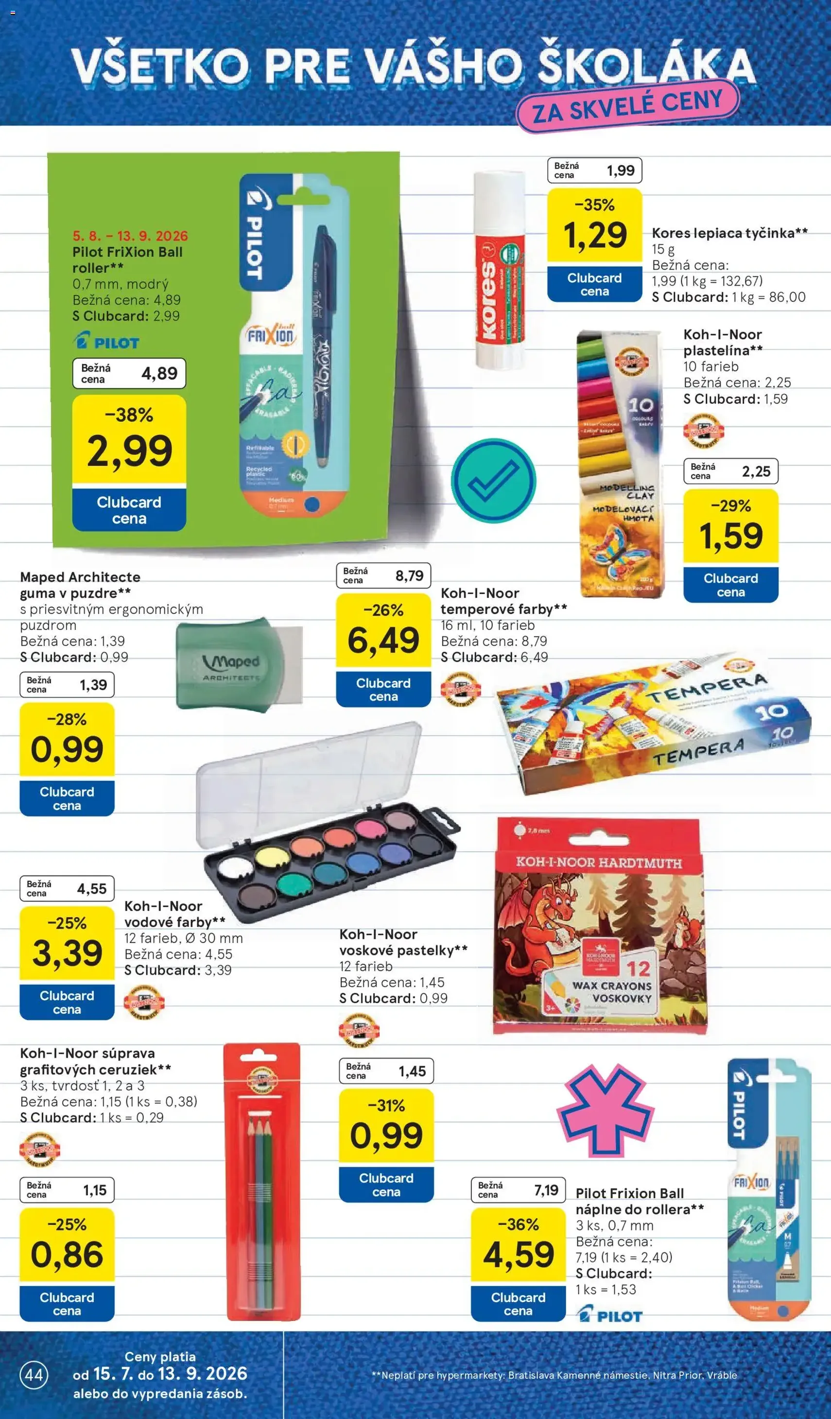 Tesco Hypermarket - leták - platný leták od 12.08.2026 strana 44 z 54