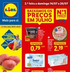 Lidl folheto - pré-visualização do folheto, válido a partir de 14/07/2025