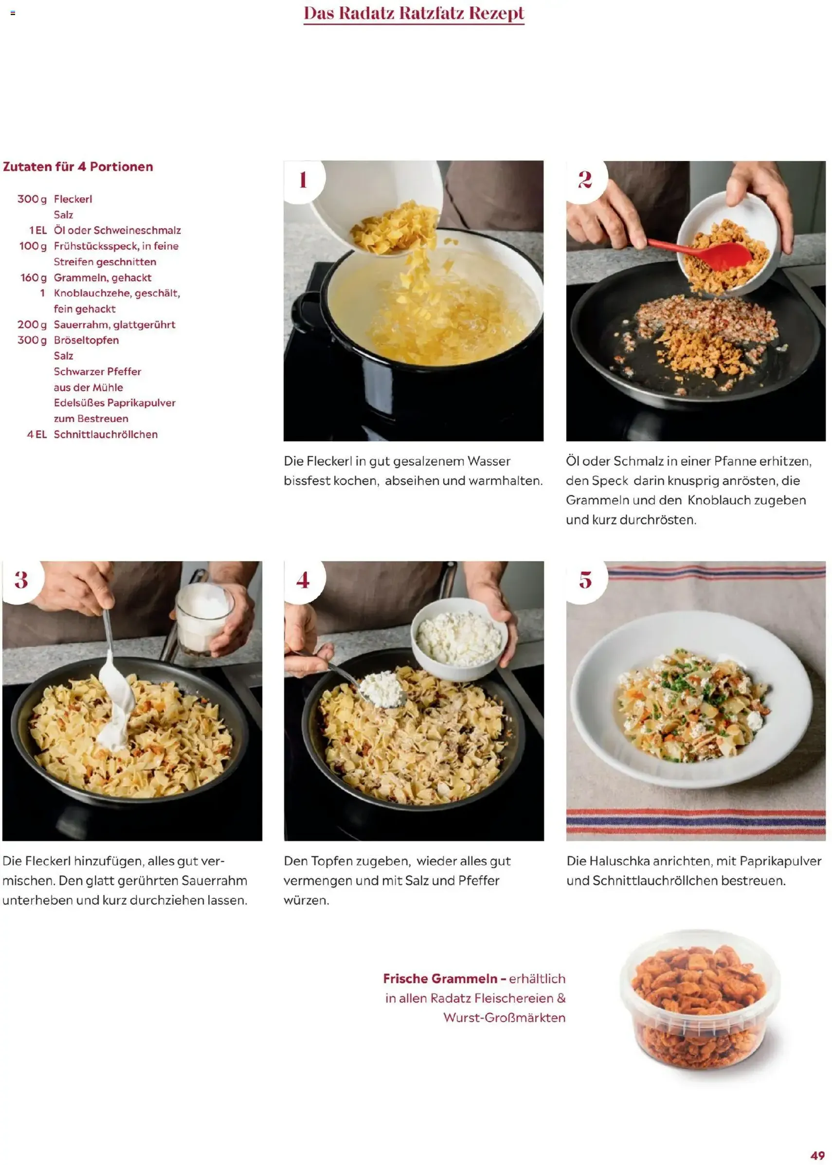 Radatz Schmeckt - Gültiger Prospekt ab 01.11.2025, Seite 49 von insgesamt 60