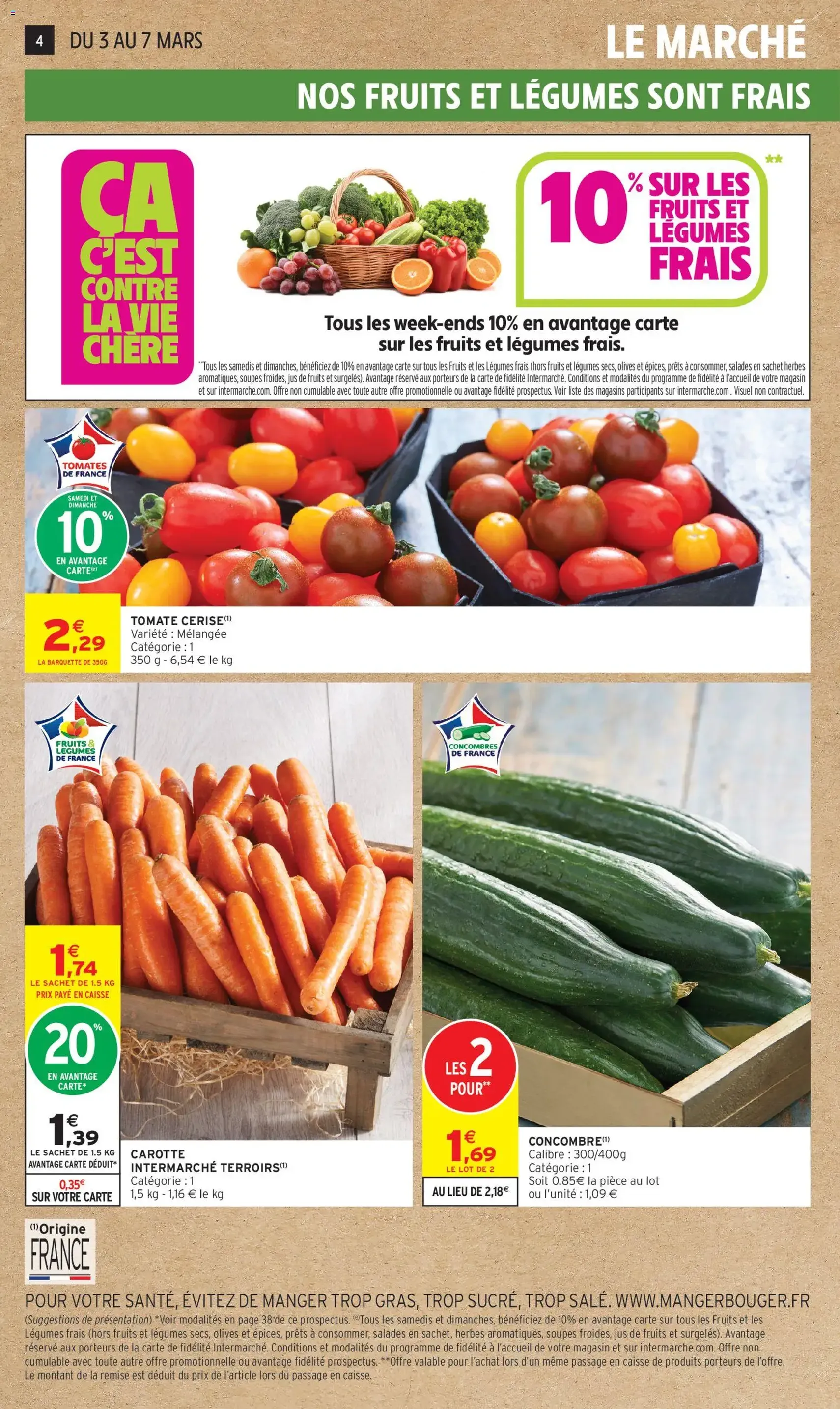 Intermarché catalogue semaine 10 - brochure valable à partir du 03/03/2026, page 4 sur 52