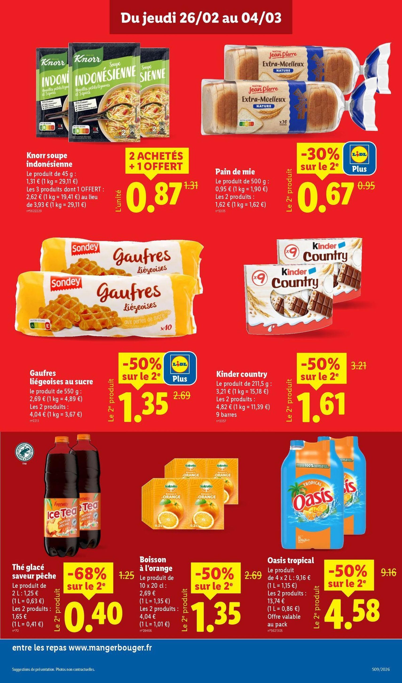 LIDL catalogue semaine 9 - brochure valable à partir du 26/02/2026, page 13 sur 81
