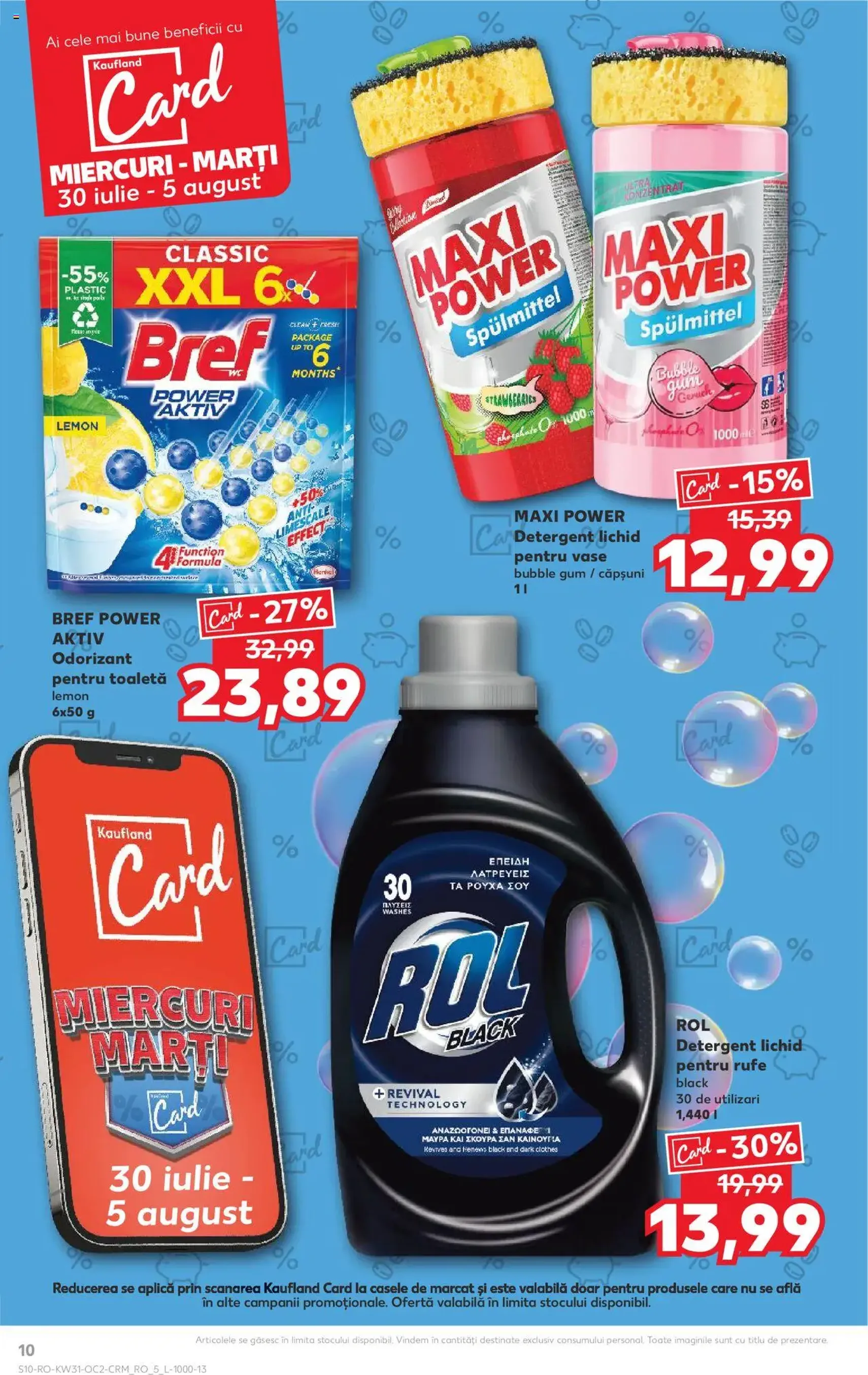 Kaufland RO - București - 2025.07.30. érvényes szórólap 10 oldal 68 oldalból Kaufland RO - București - 2025.07.30. érvényes szórólap 10 oldal 68 oldalból