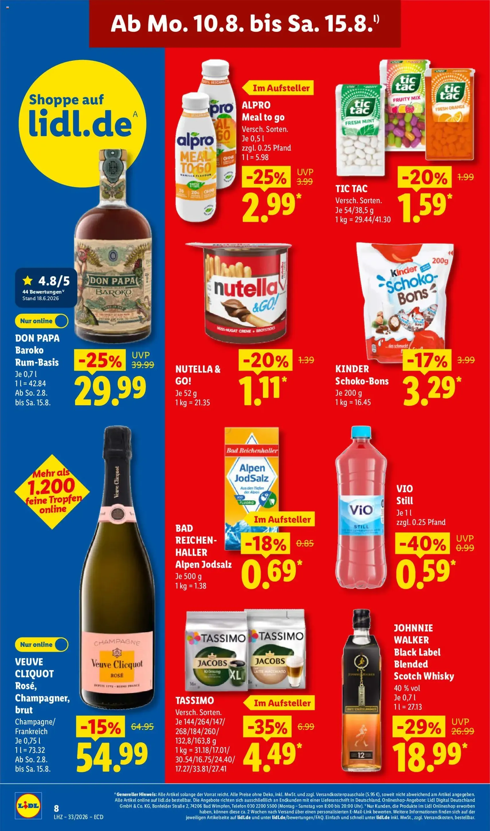 Lidl Prospekt - Gültiger Prospekt ab 10.08.2026, Seite 20 von insgesamt 73