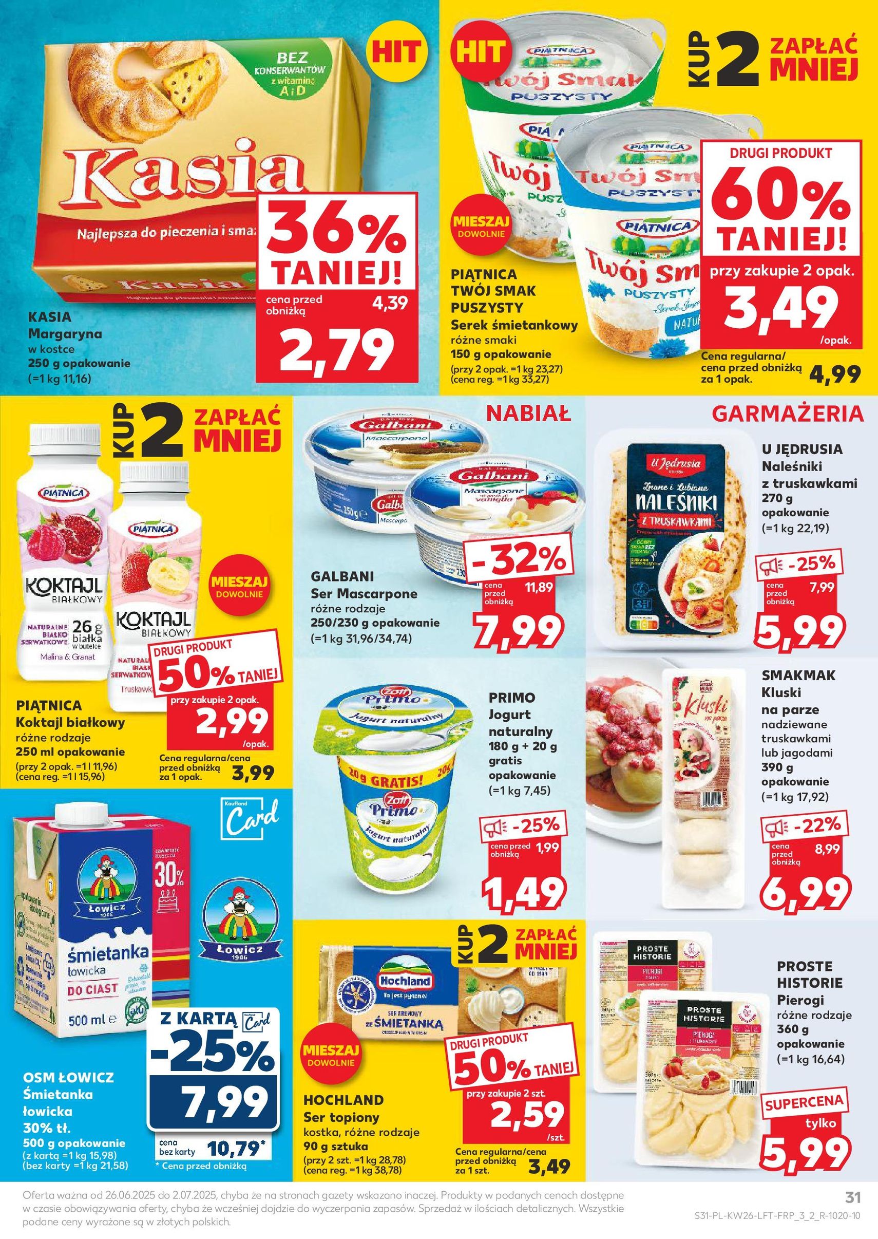 Kaufland gazetka - ważny gazetka od 26.06.2025 strona 31 z 51 Kaufland gazetka - ważny gazetka od 26.06.2025 strona 31 z 51
