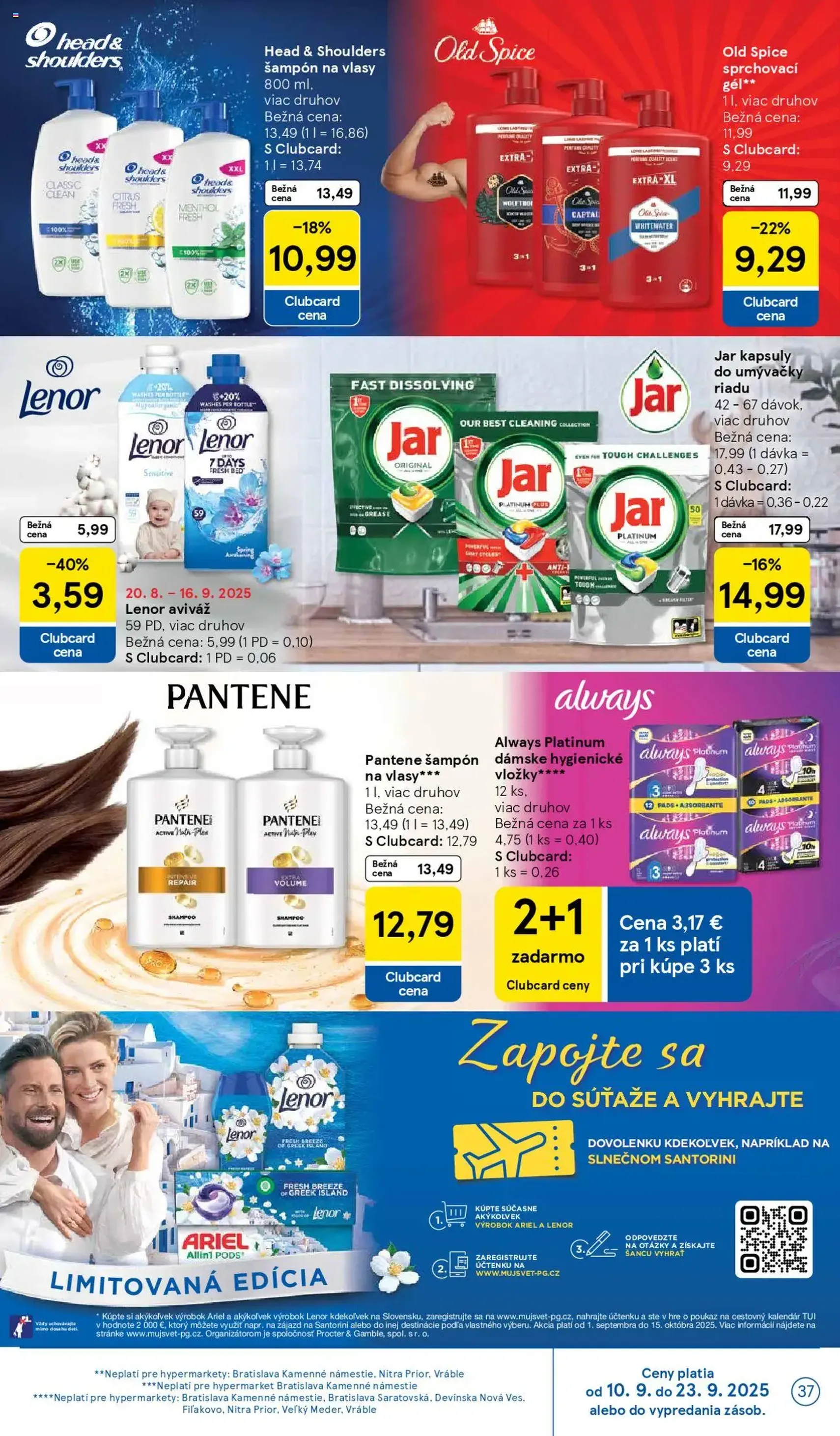 Tesco Hypermarket - leták - platný leták od 10.09.2025 strana 37 z 38 Tesco Hypermarket - leták - platný leták od 10.09.2025 strana 37 z 38