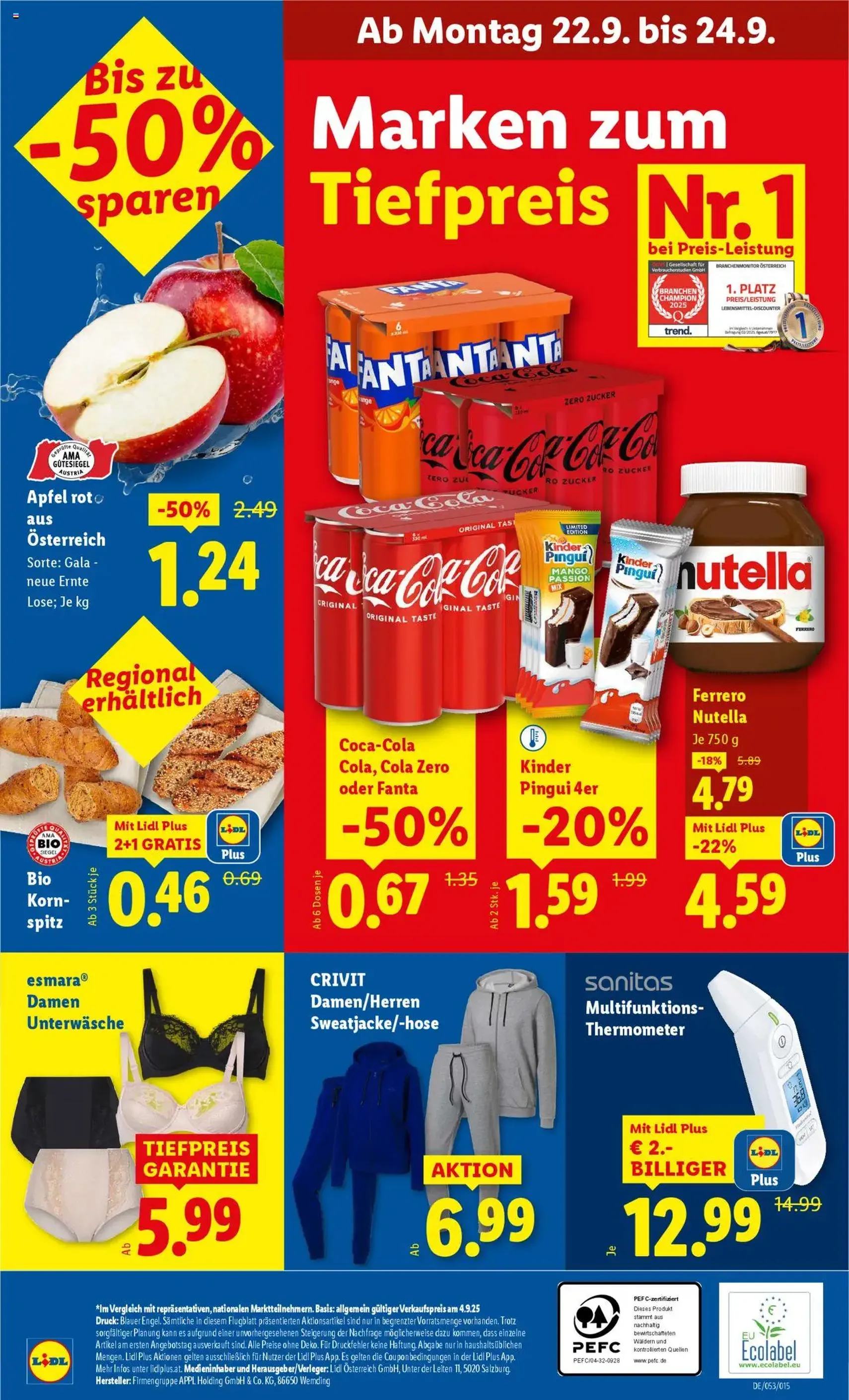 Lidl Flugblatt - Gültiger Prospekt ab 18.09.2025, Seite 40 von insgesamt 44