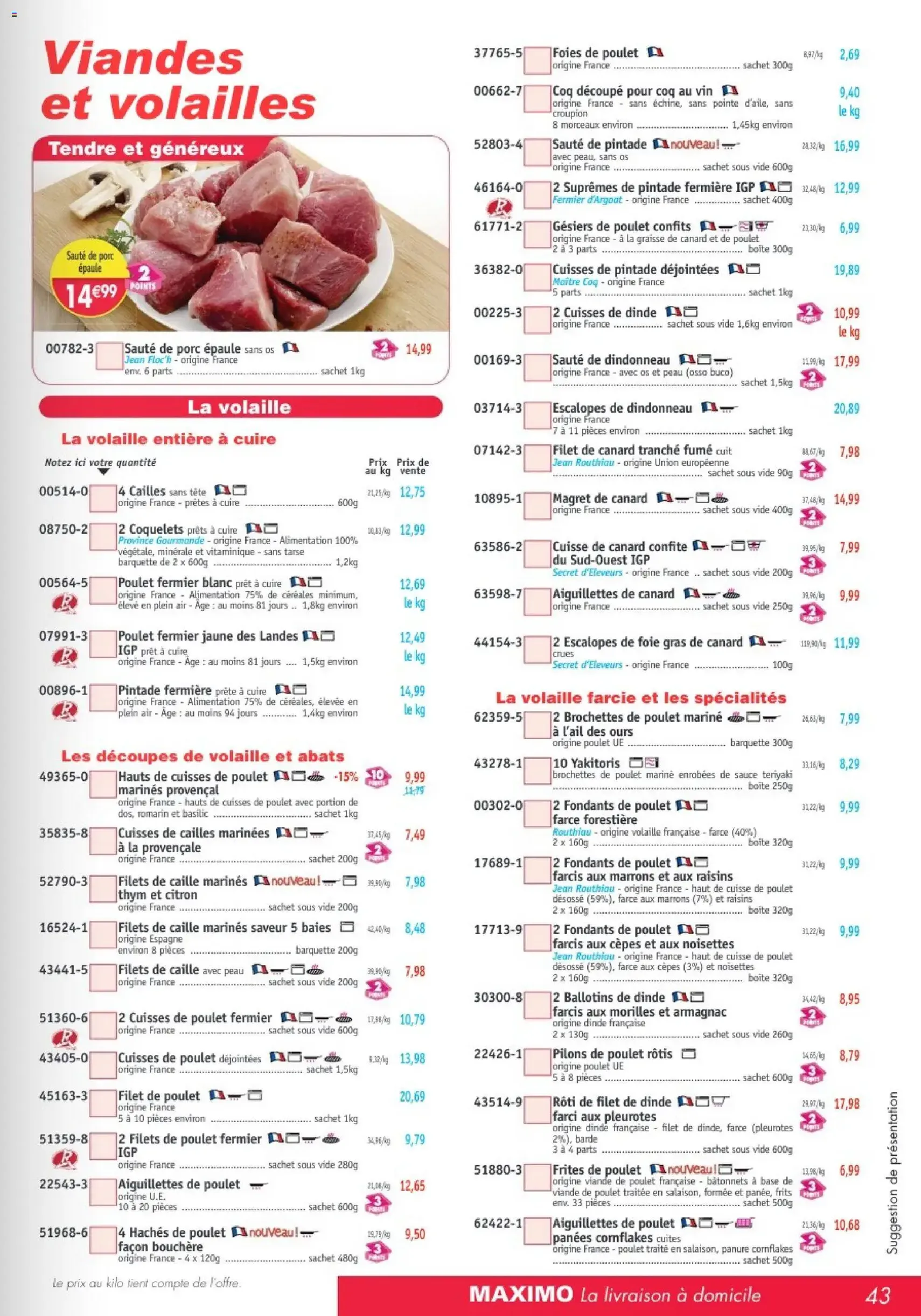 Maximo catalogue - brochure valable à partir du 27/04/2026, page 43 sur 64