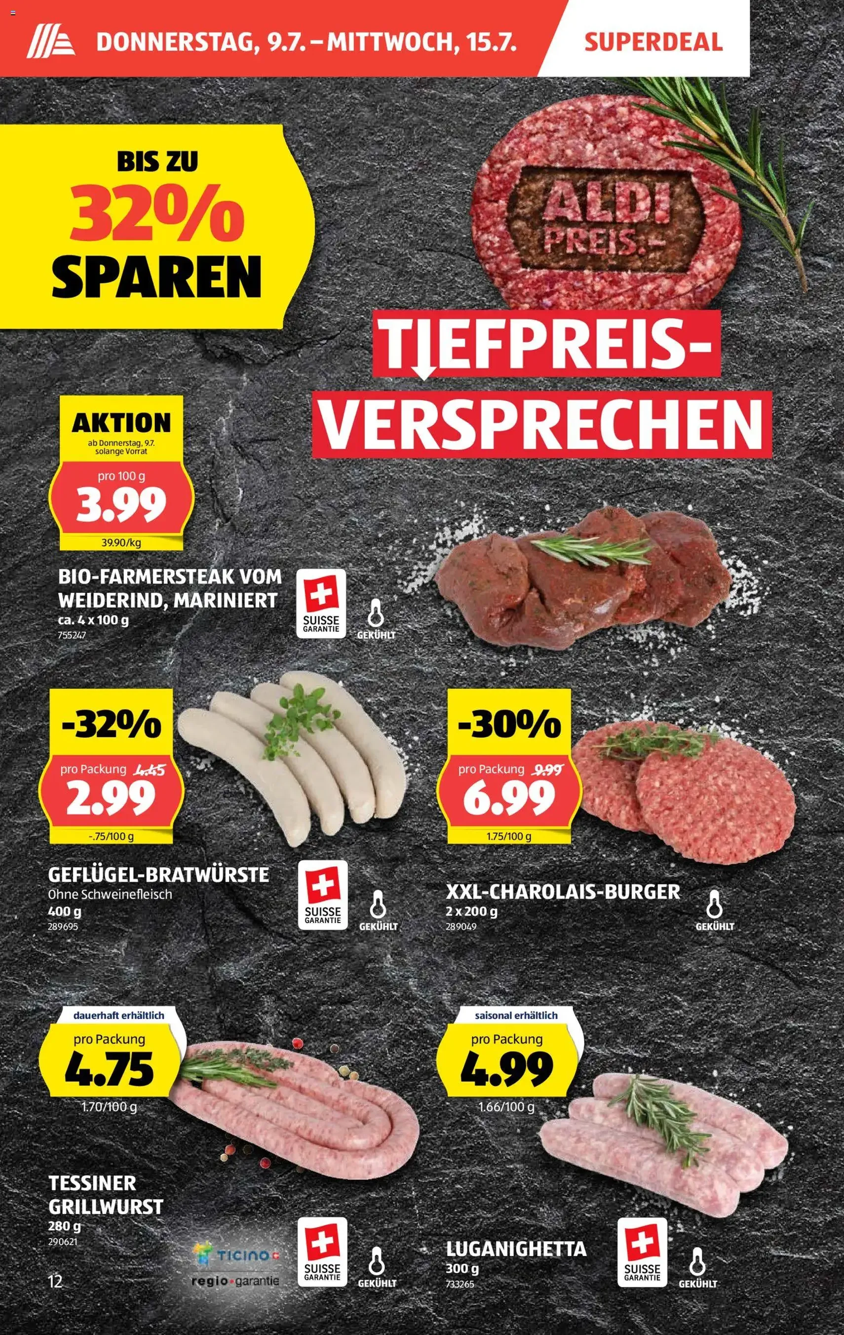Aldi aktionen - Gültiger Prospekt ab 09.07.2026, Seite 12 von insgesamt 44