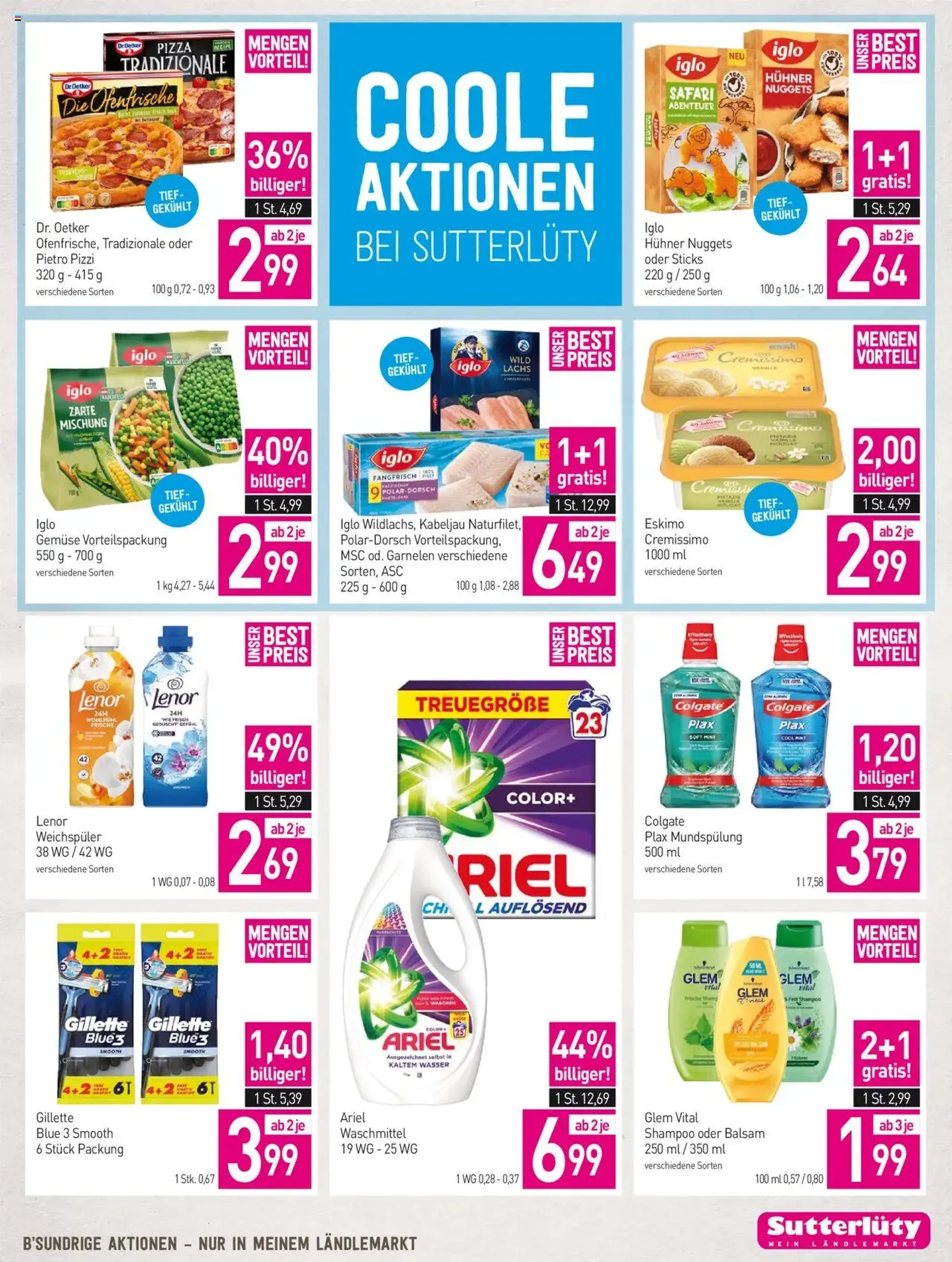 Sutterlüty Flugblatt - Gültiger Prospekt ab 25.09.2025, Seite 23 von insgesamt 24