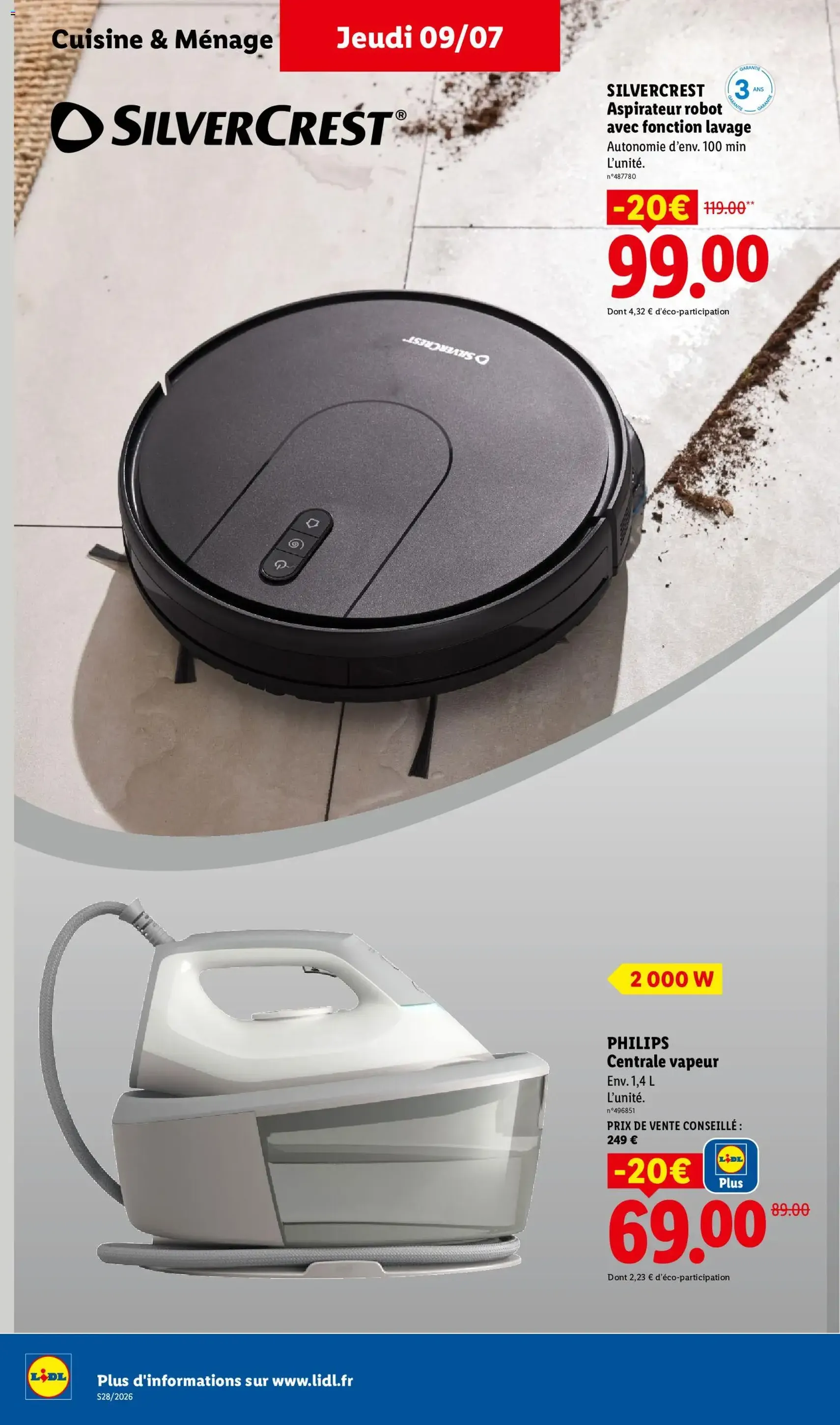LIDL catalogue - brochure valable à partir du 09/07/2026, page 44 sur 68