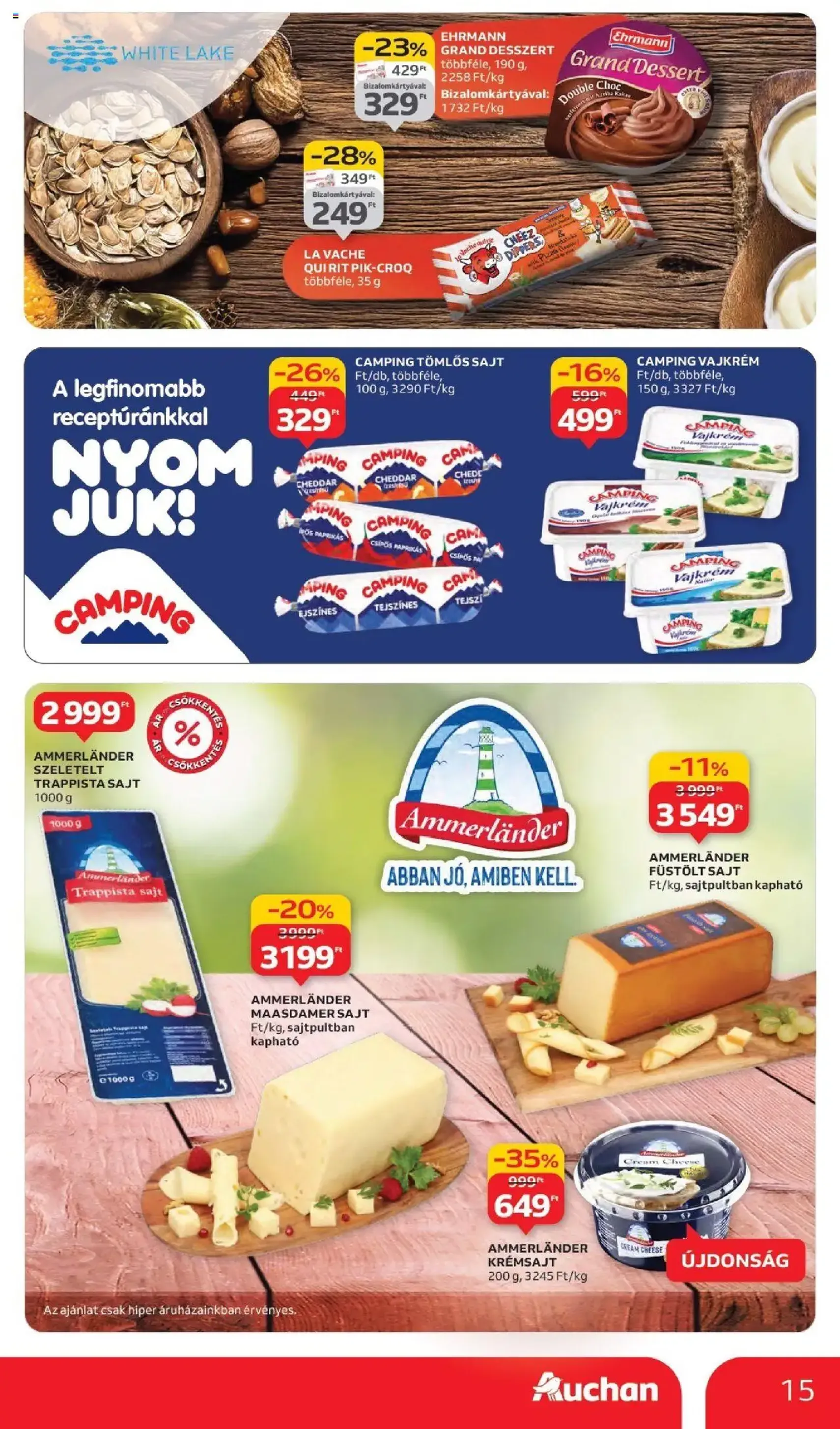 Auchan Akciós újság - 2025.09.11. érvényes szórólap 15 oldal 42 oldalból Auchan Akciós újság - 2025.09.11. érvényes szórólap 15 oldal 42 oldalból