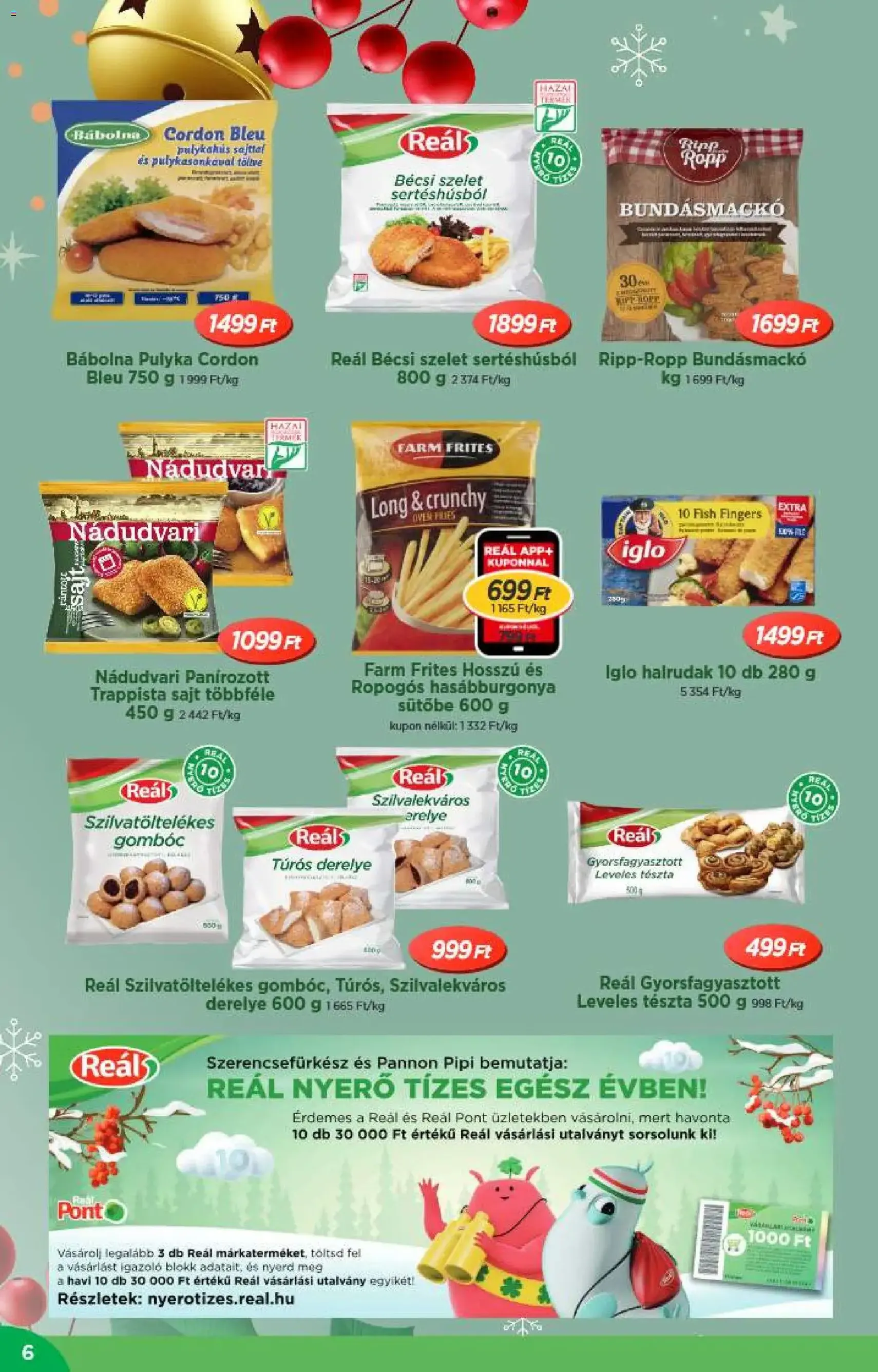Reál Akciós újság - 2025.12.10. érvényes szórólap 6 oldal 20 oldalból
