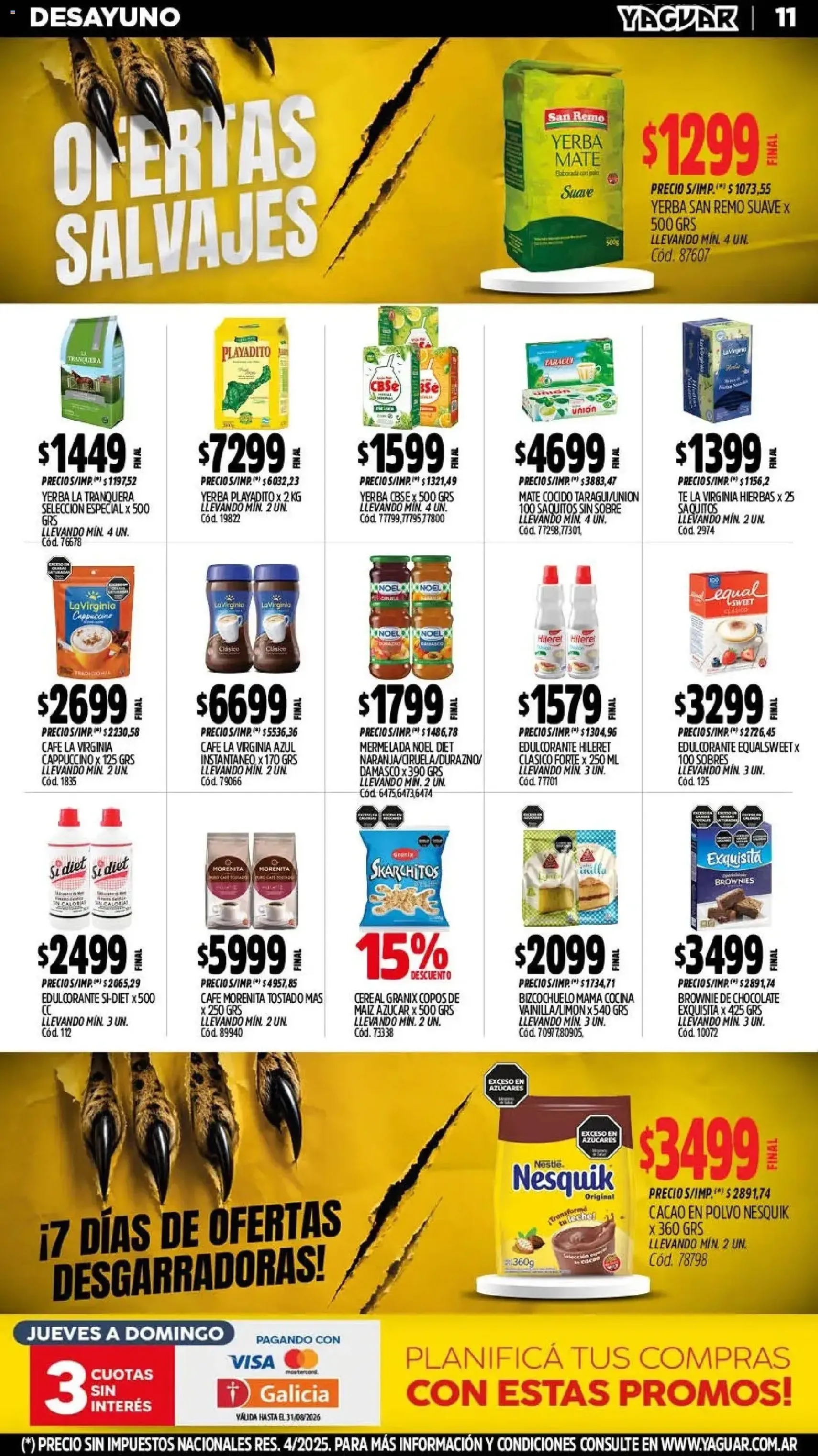 Yaguar catálogo - folleto válido desde 03/08/2026 página 12 de 22