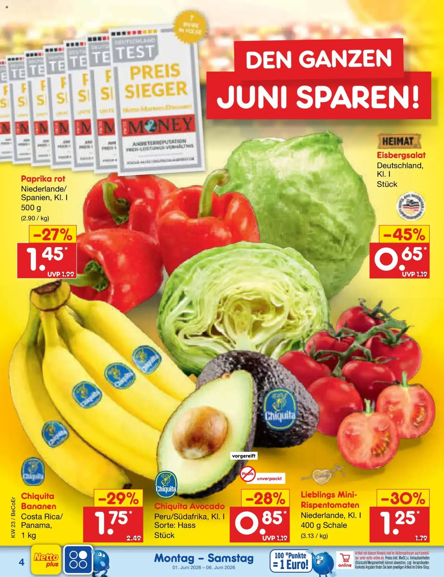 Netto Marken-Discount Prospekt - Gültiger Prospekt ab 01.06.2026, Seite 4 von insgesamt 66
