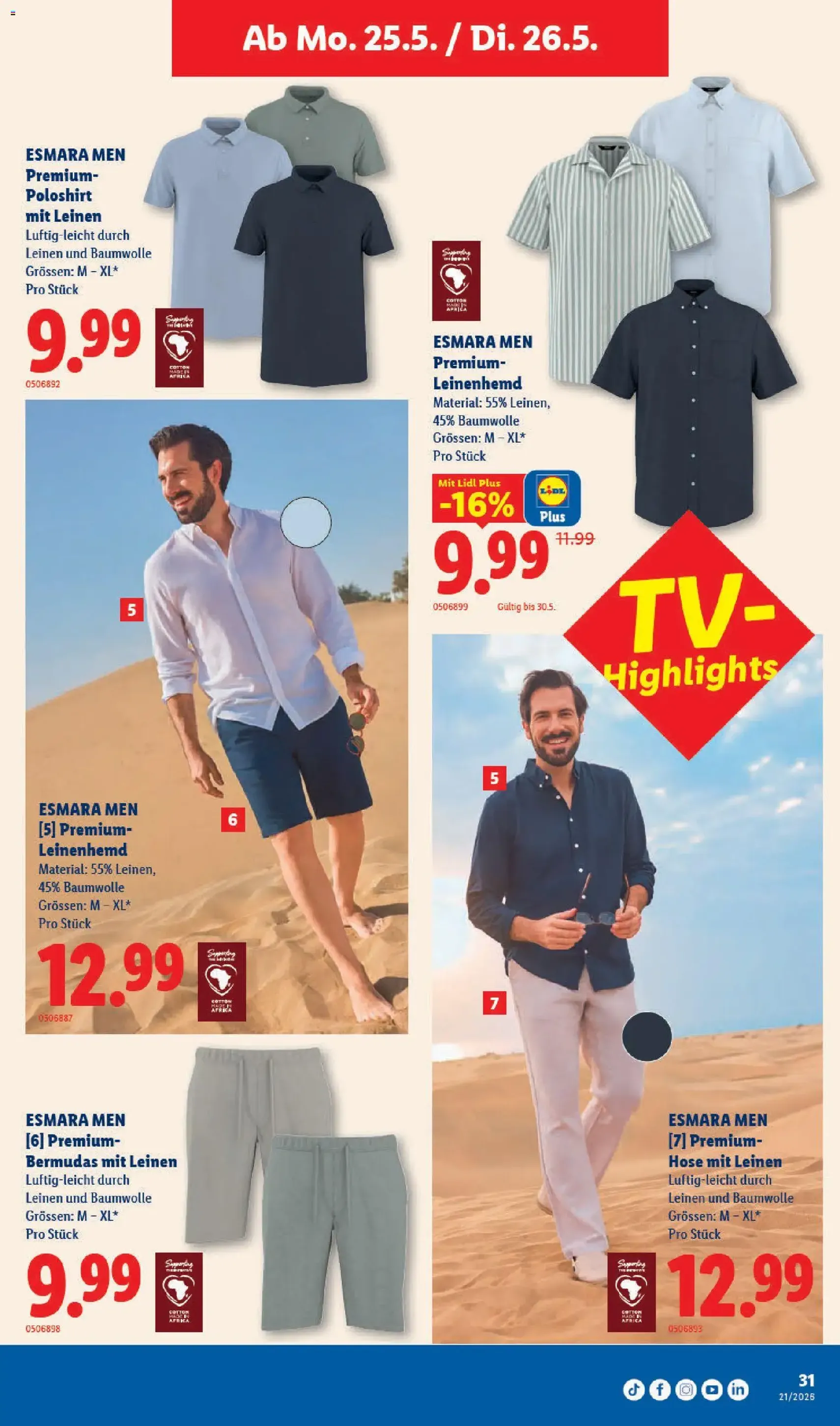 Lidl aktionen - Gültiger Prospekt ab 21.05.2026, Seite 31 von insgesamt 32
