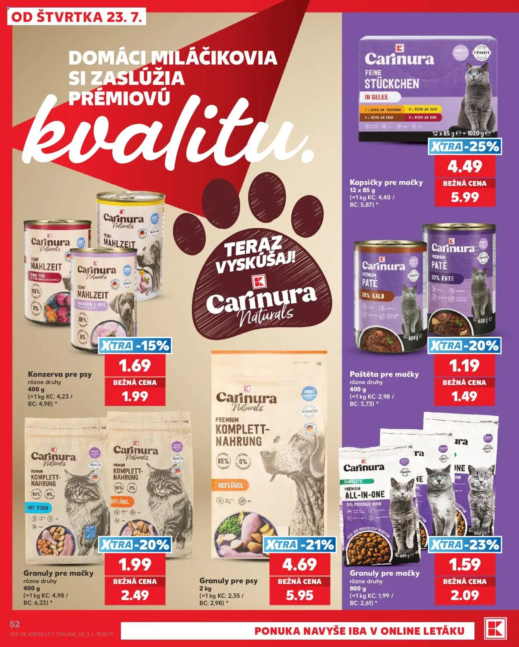 Kaufland leták - platný leták od 23.07.2026 strana 52 z 74