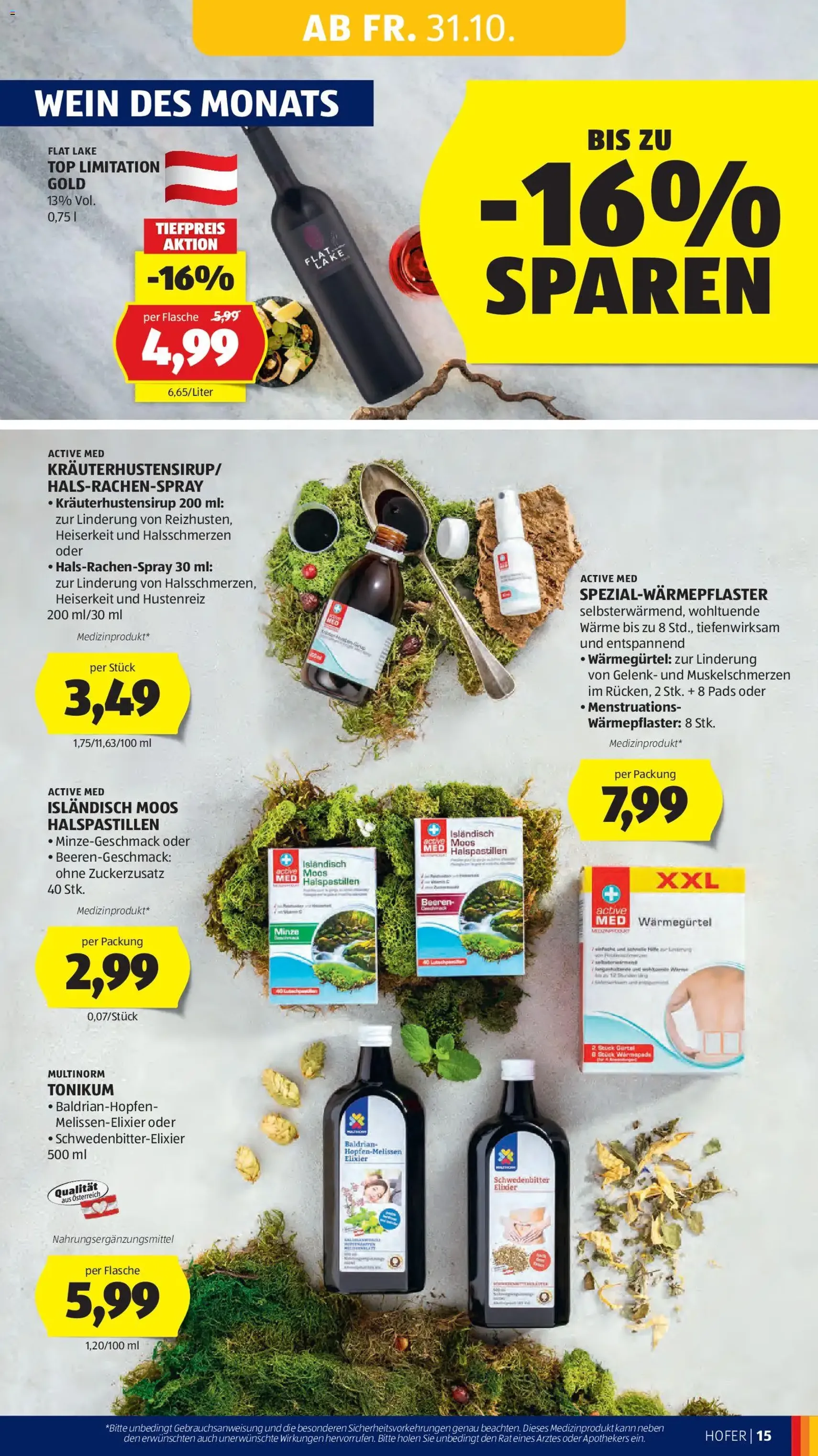 Hofer Flugblatt - Gültiger Prospekt ab 30.10.2025, Seite 17 von insgesamt 45