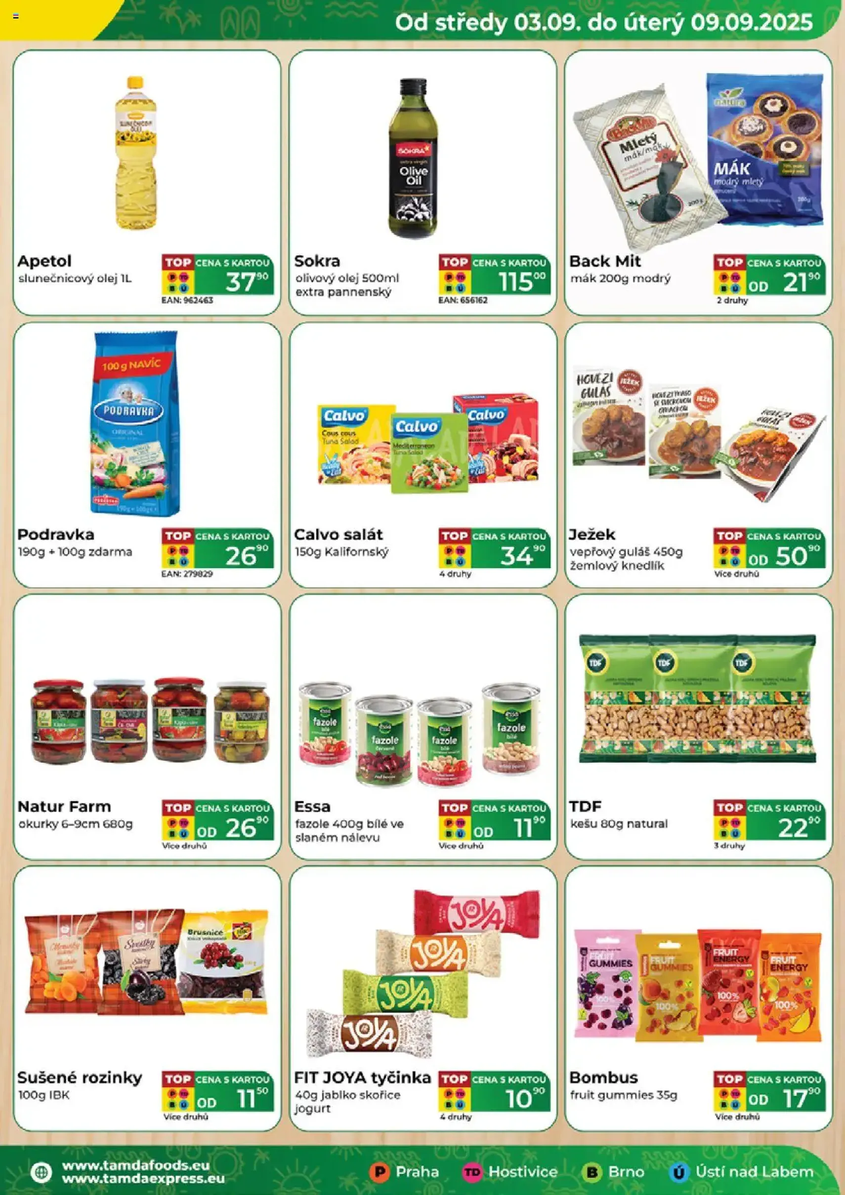 Tamda Foods leták - platný leták od 03.09.2025 strana 3 z 52 Tamda Foods leták - platný leták od 03.09.2025 strana 3 z 52