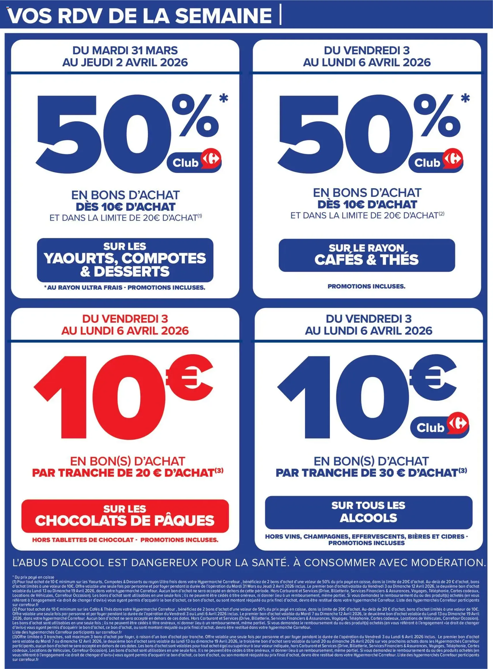 Carrefour catalogue semaine 14 - brochure valable à partir du 31/03/2026, page 4 sur 70