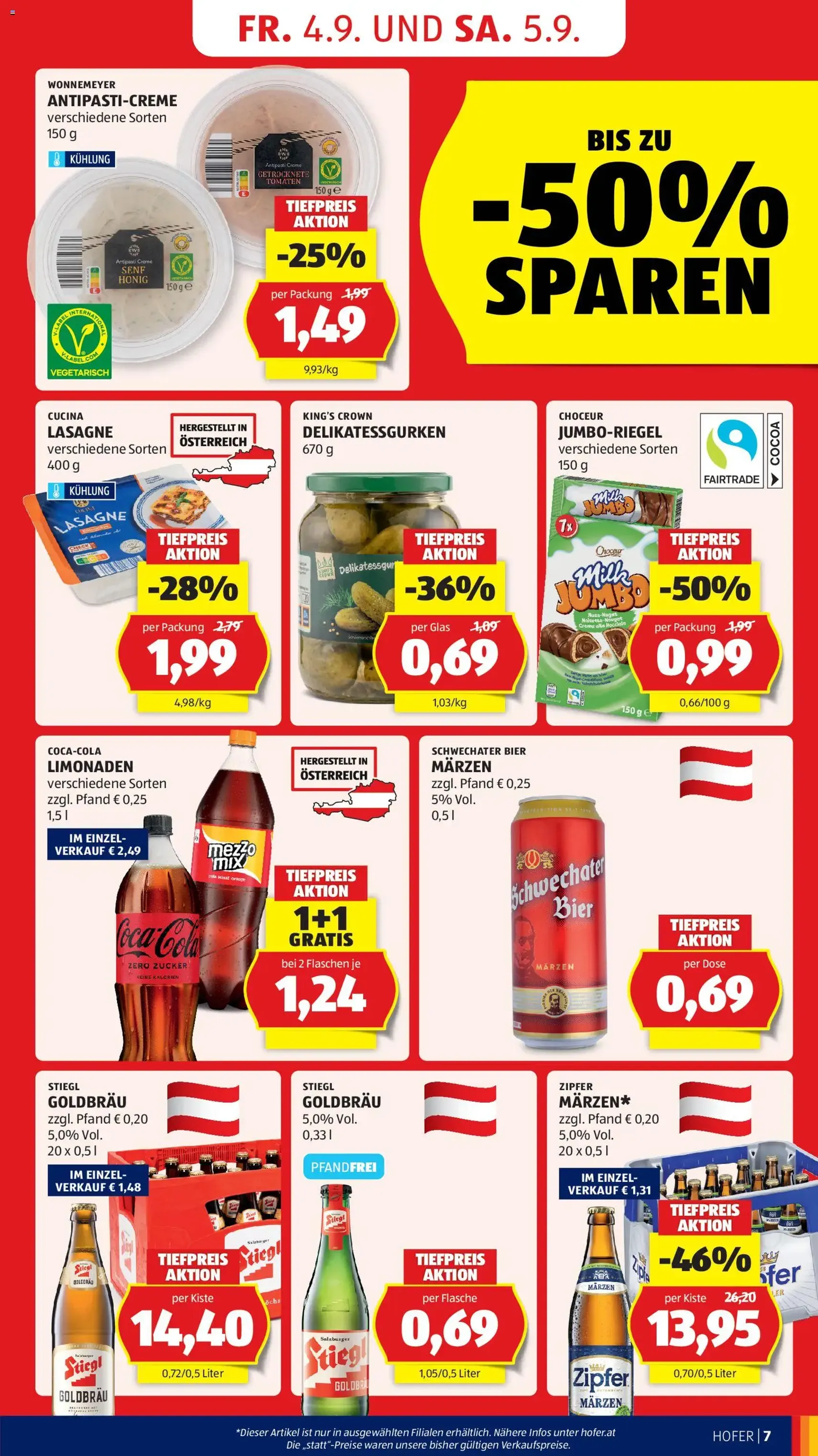 Hofer Flugblatt - Gültiger Prospekt ab 04.09.2026, Seite 13 von insgesamt 44