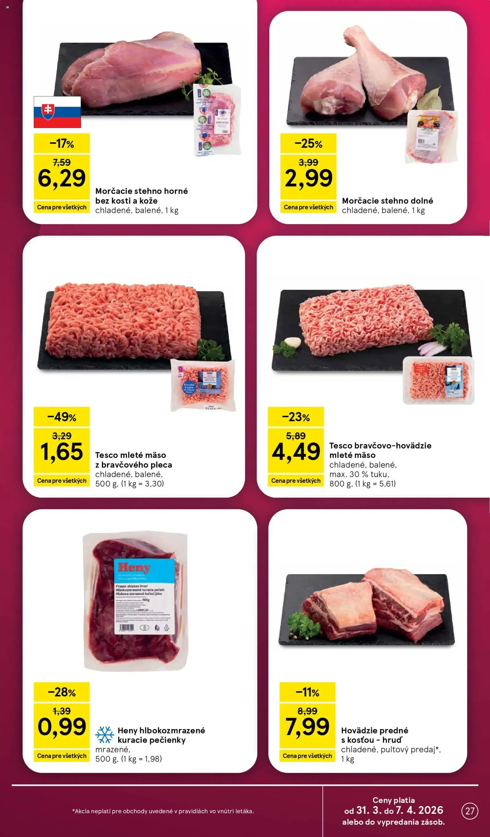 Tesco Hypermarket - leták - platný leták od 31.03.2026 strana 27 z 45