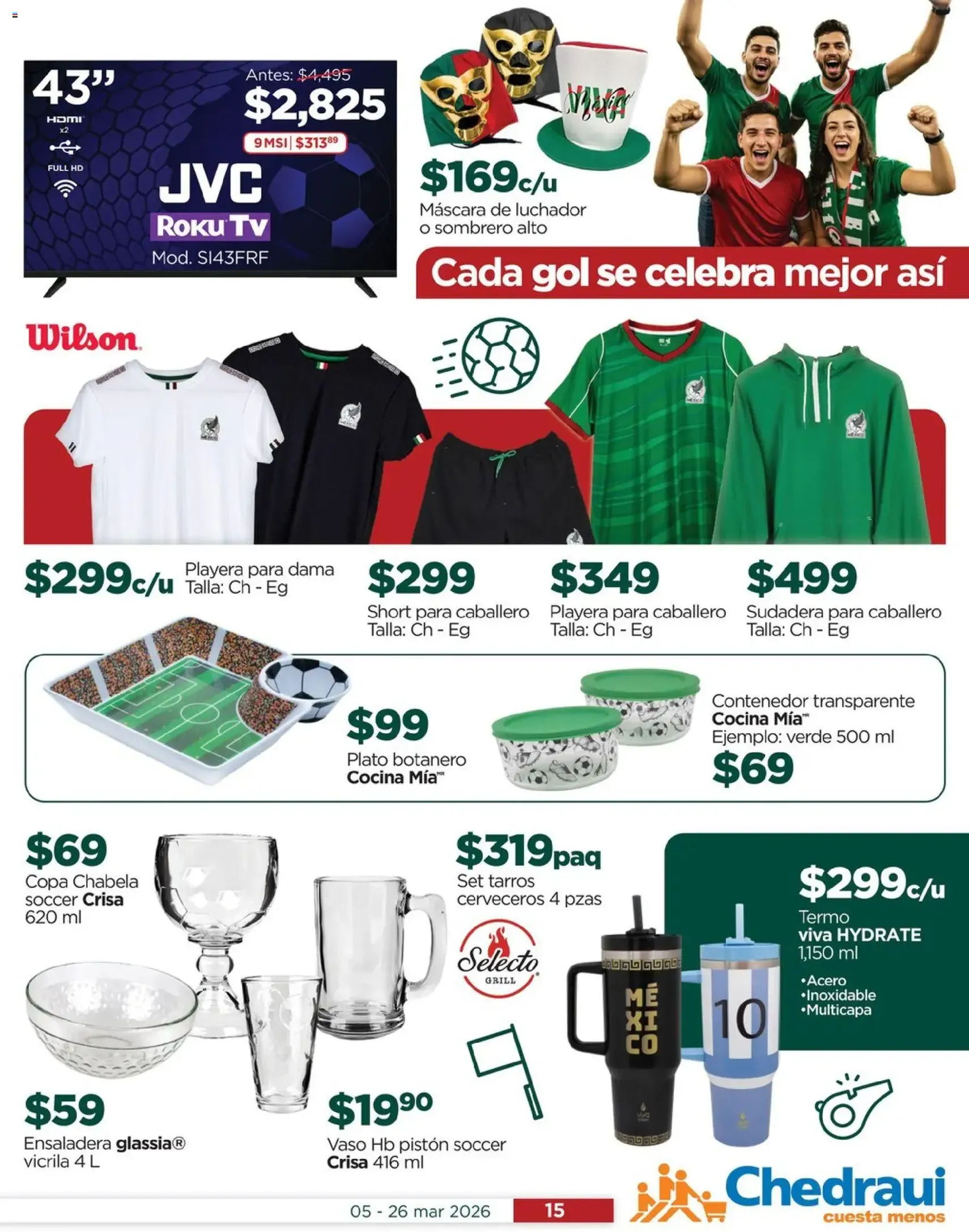 Chedraui folleto - folleto válido desde 05/03/2026 página 15 de 16