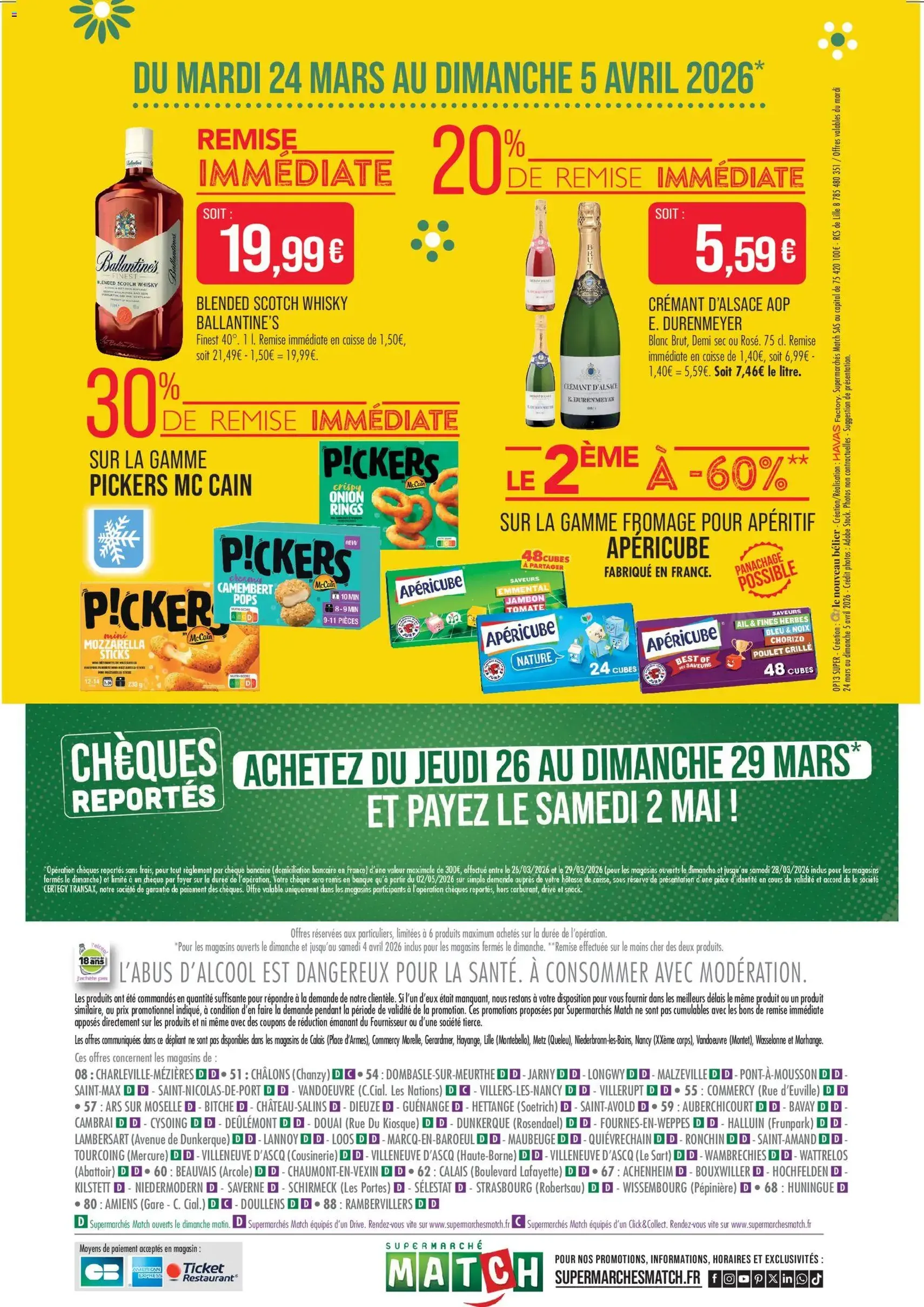 Match Supermarché catalogue - brochure valable à partir du 24/03/2026, page 42 sur 42