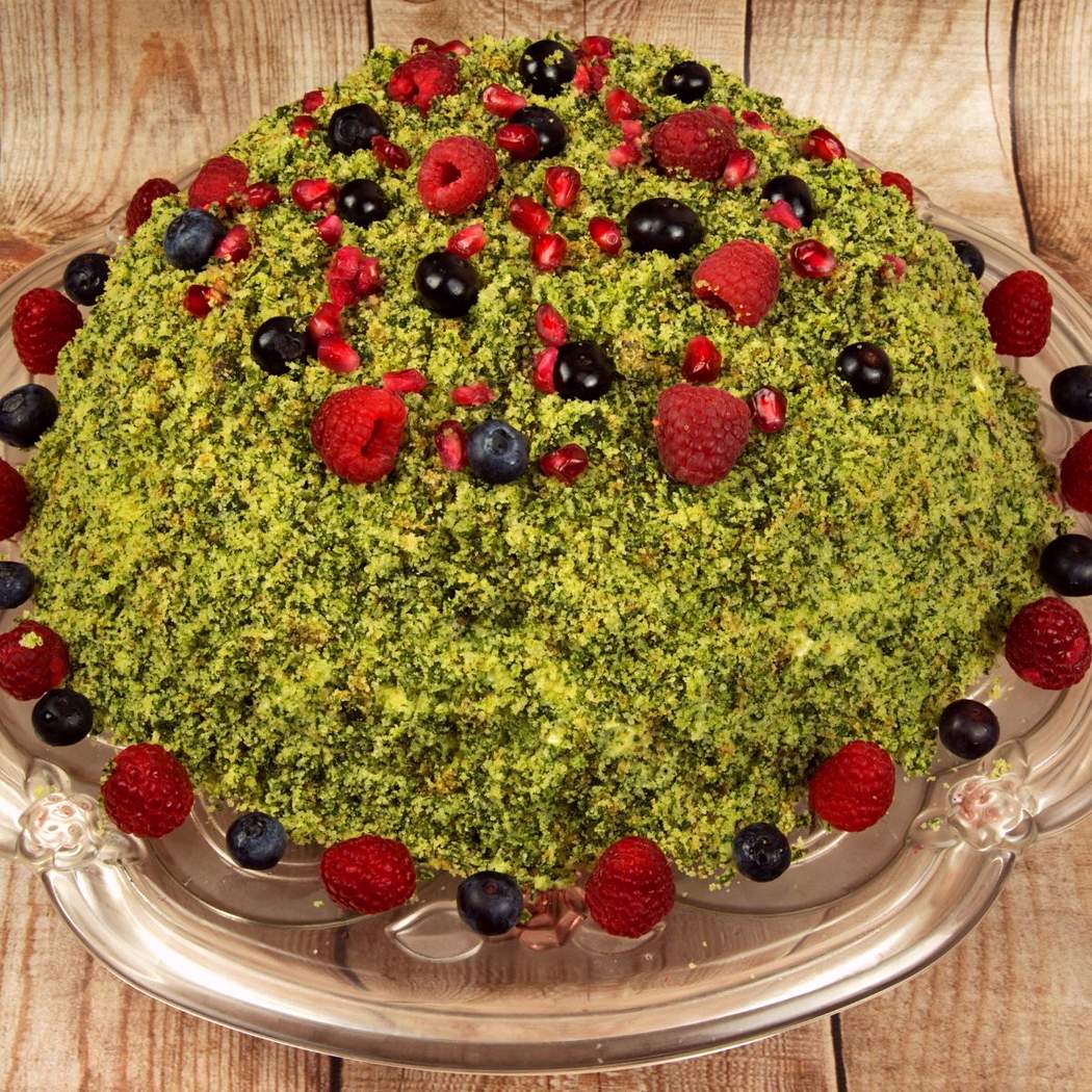 Medvegy torta spenóttal