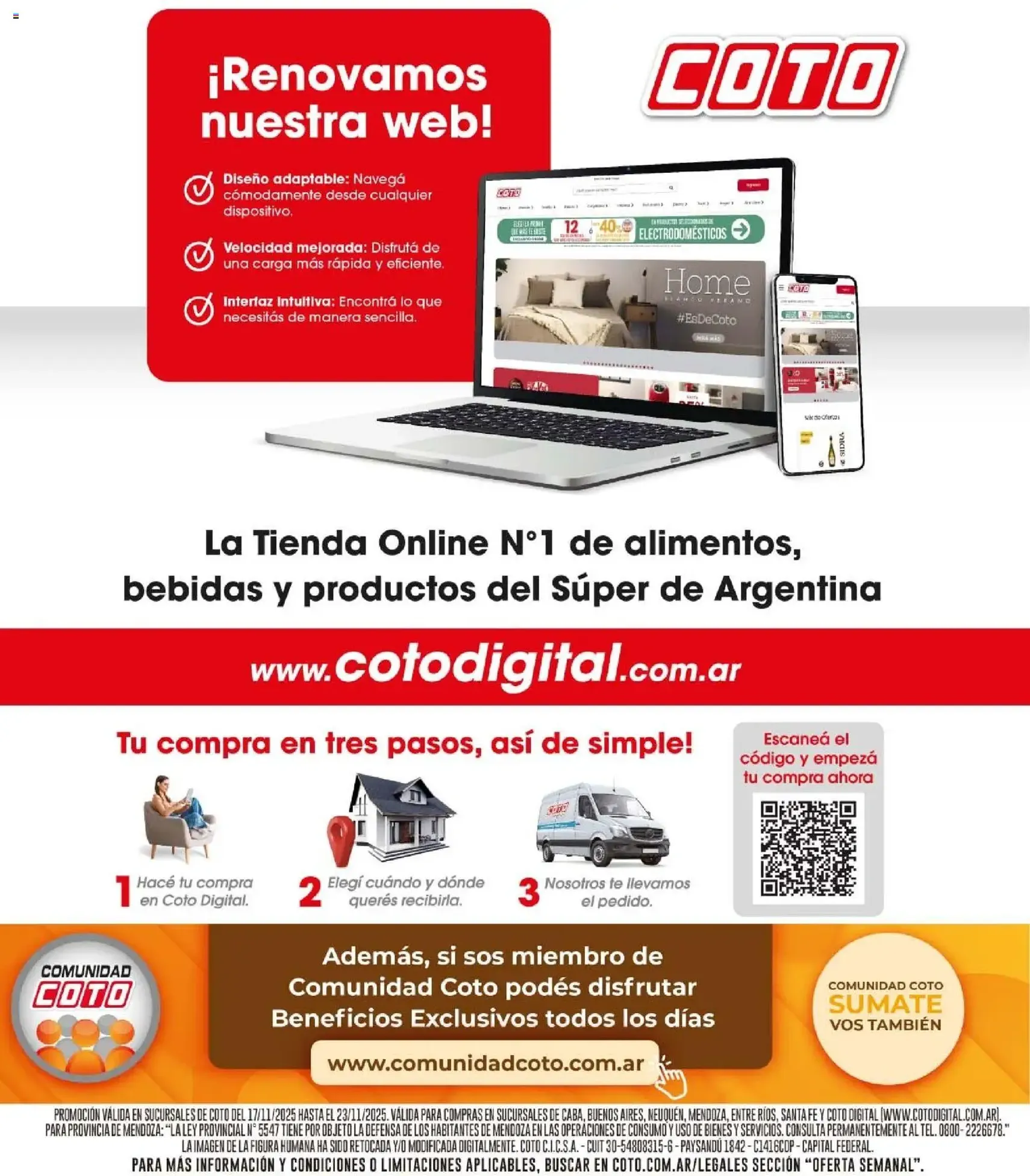 Coto - Ofertas - folleto válido desde 17/11/2025 página 25 de 25