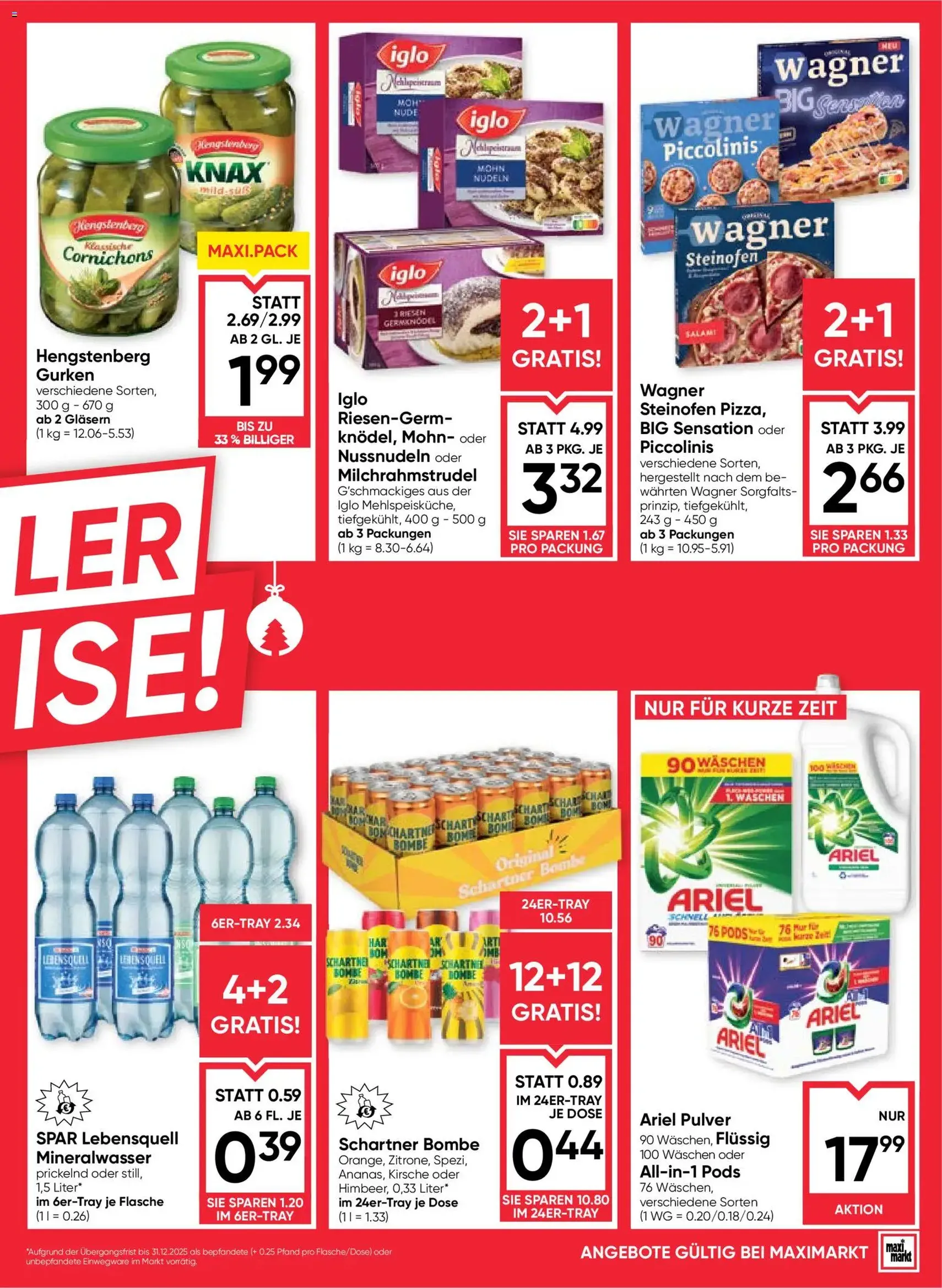 Maximarkt Flugblatt - Gültiger Prospekt ab 04.12.2025, Seite 3 von insgesamt 24