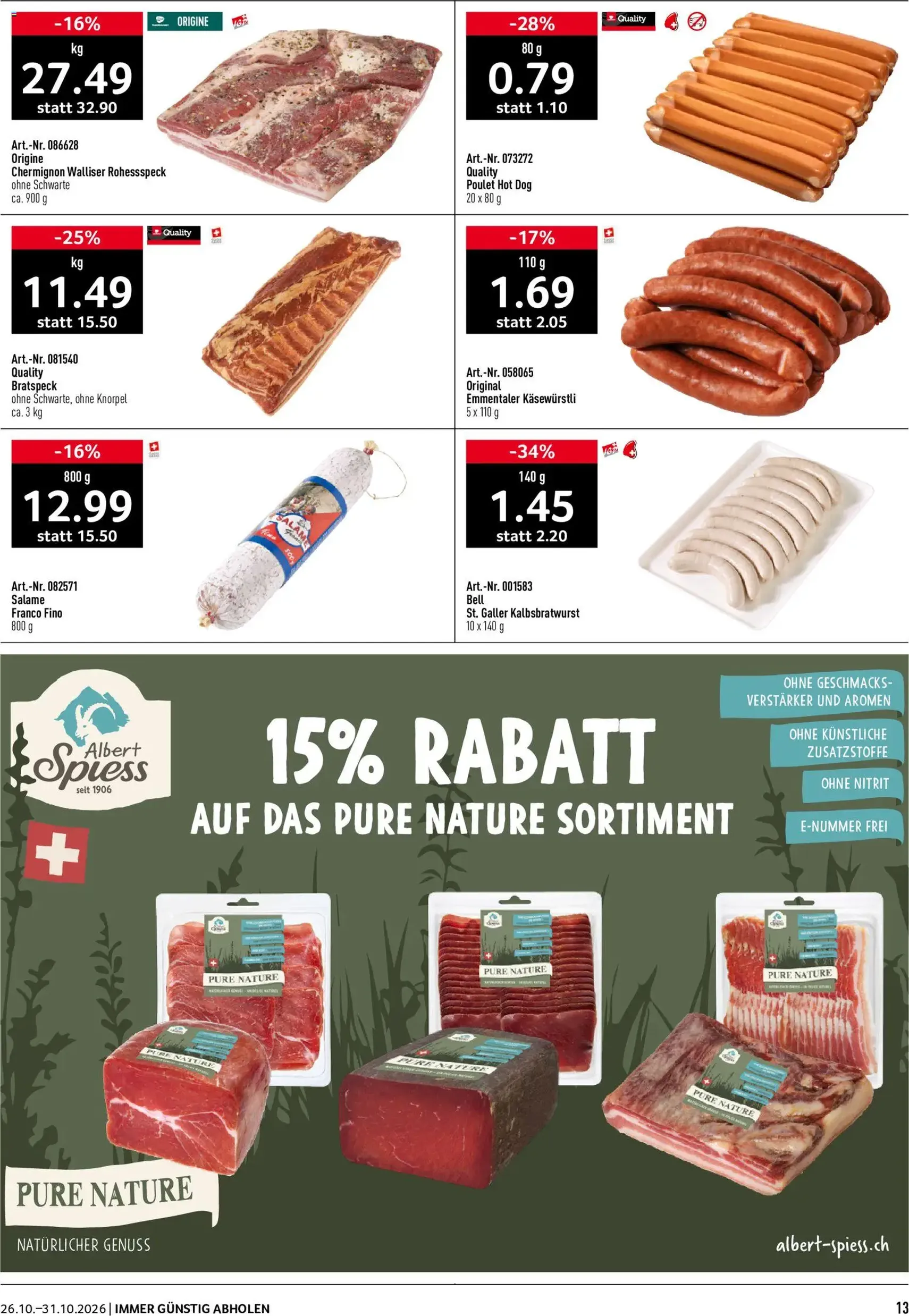 Prodega aktionen - Gültiger Prospekt ab 26.10.2026, Seite 13 von insgesamt 40
