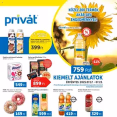 PRIVÁT Akciós újság - szórólap előnézete érvényes 2025.07.17. -tól