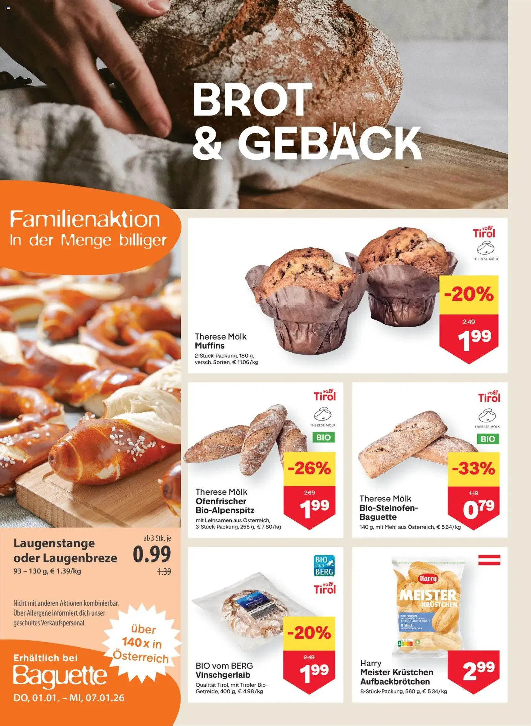 MPREIS Flugblatt - Gültiger Prospekt ab 01.01.2026, Seite 4 von insgesamt 12